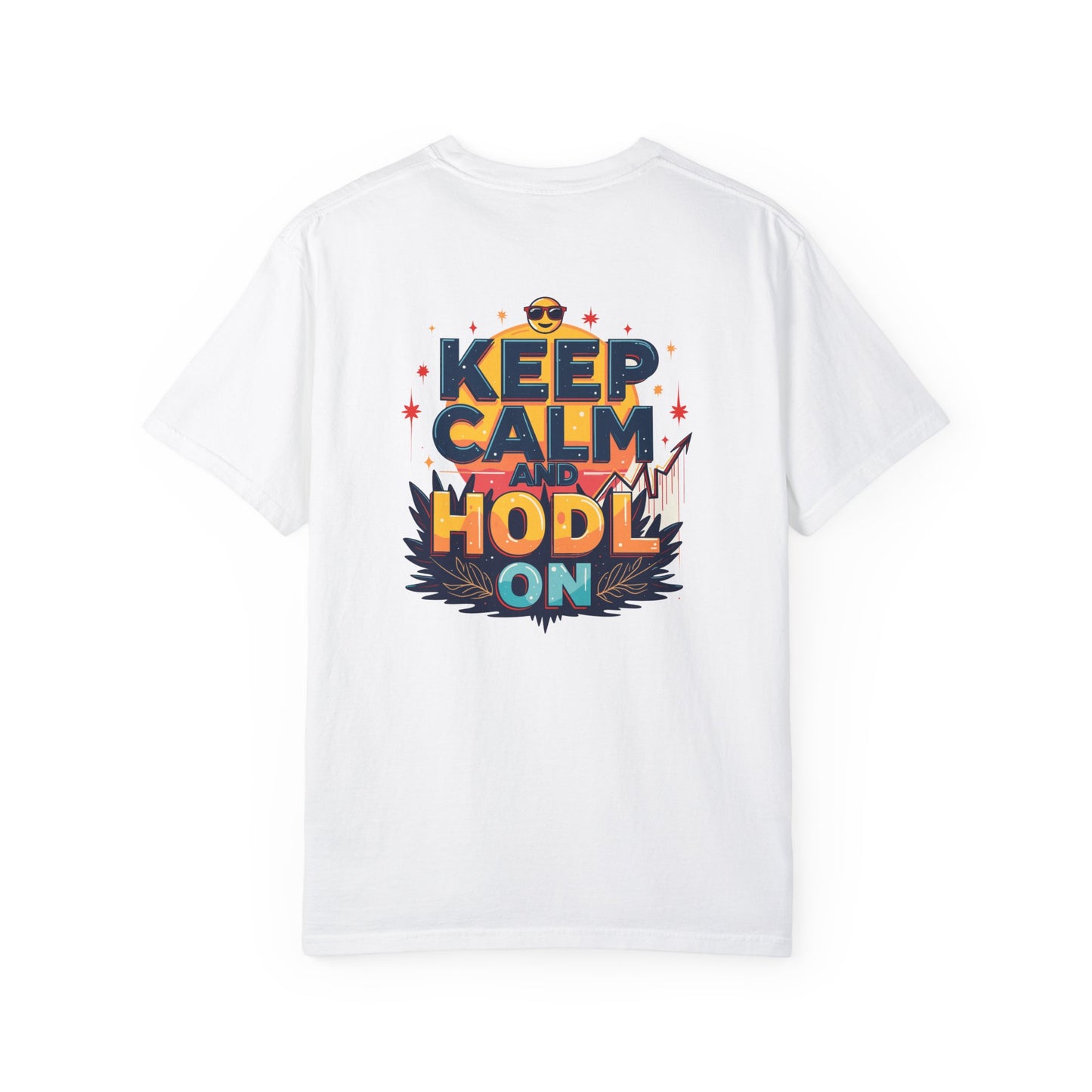 Bitcoin Keep Calm and Hold Unisex T-shirt, Cryptocurrency Tee, HODL Shirt, Funny BTC Gift, Crypto Merch