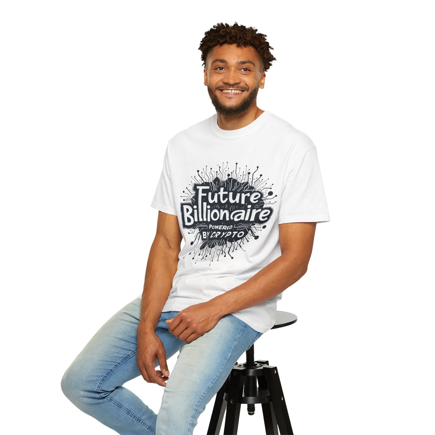 Future Billionaire By Crypto Unisex Garment-Dyed