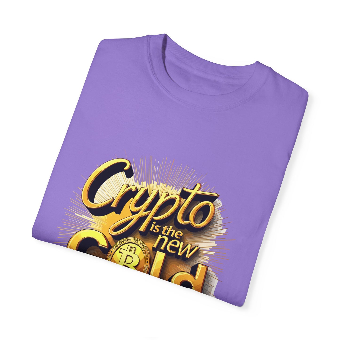 Bitcoin Crypto Gold Unisex T-shirt