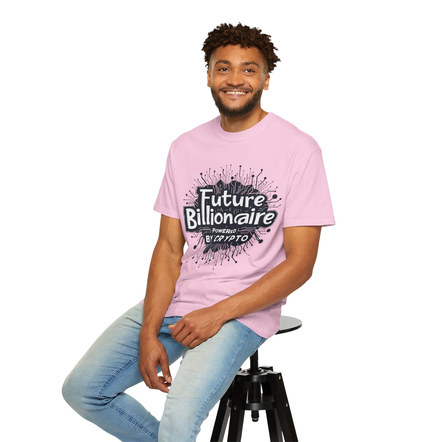 Future Billionaire By Crypto Unisex Garment-Dyed