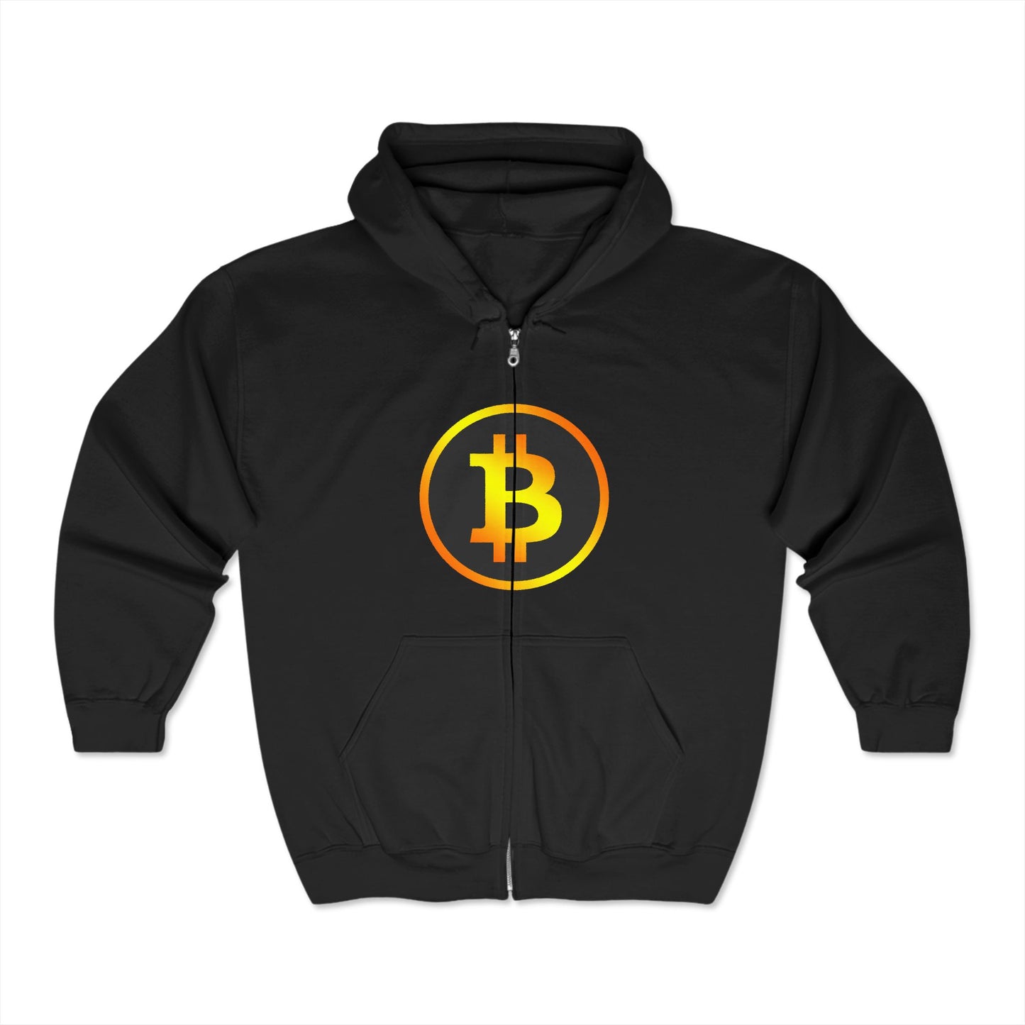 Bitcoin Humor Full Zip Hooded Sweatshirt - Perfect Gift for Crypto Lovers