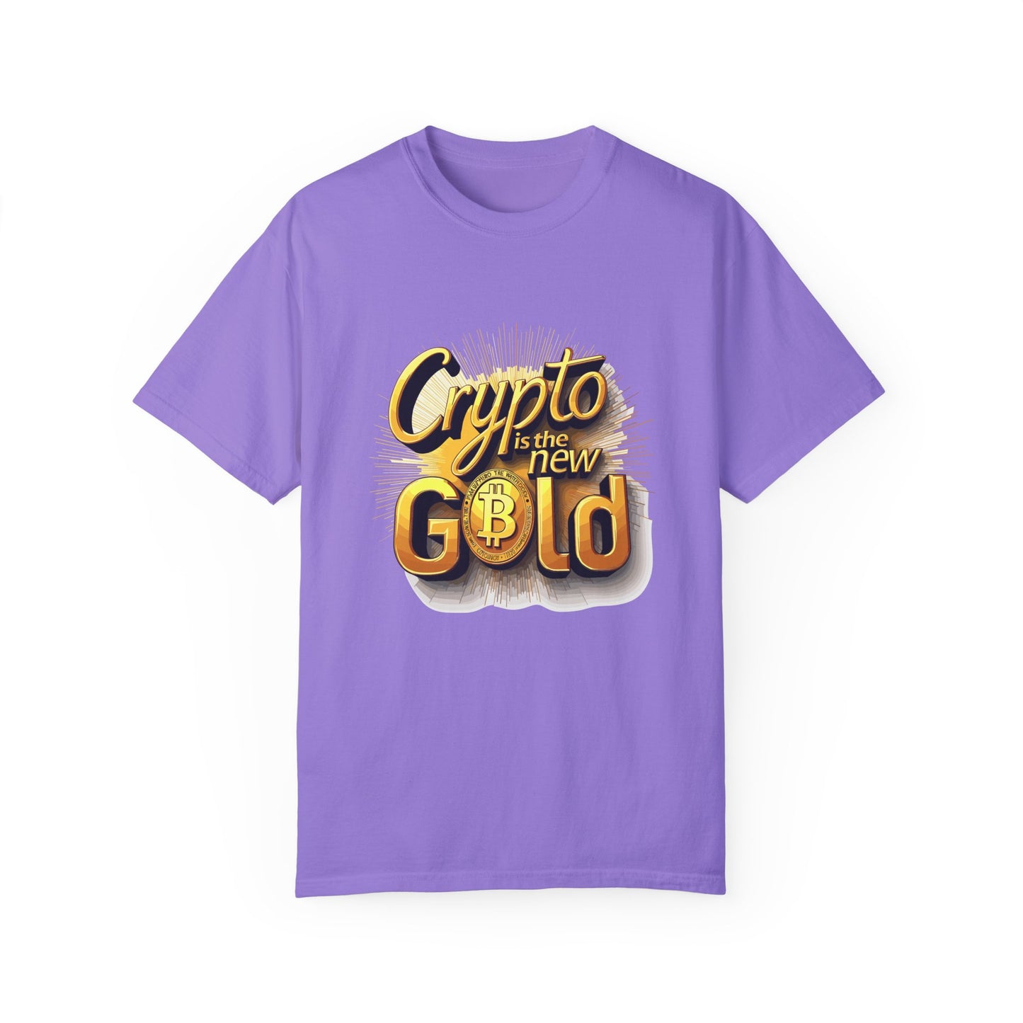 Bitcoin Crypto Gold Unisex T-shirt