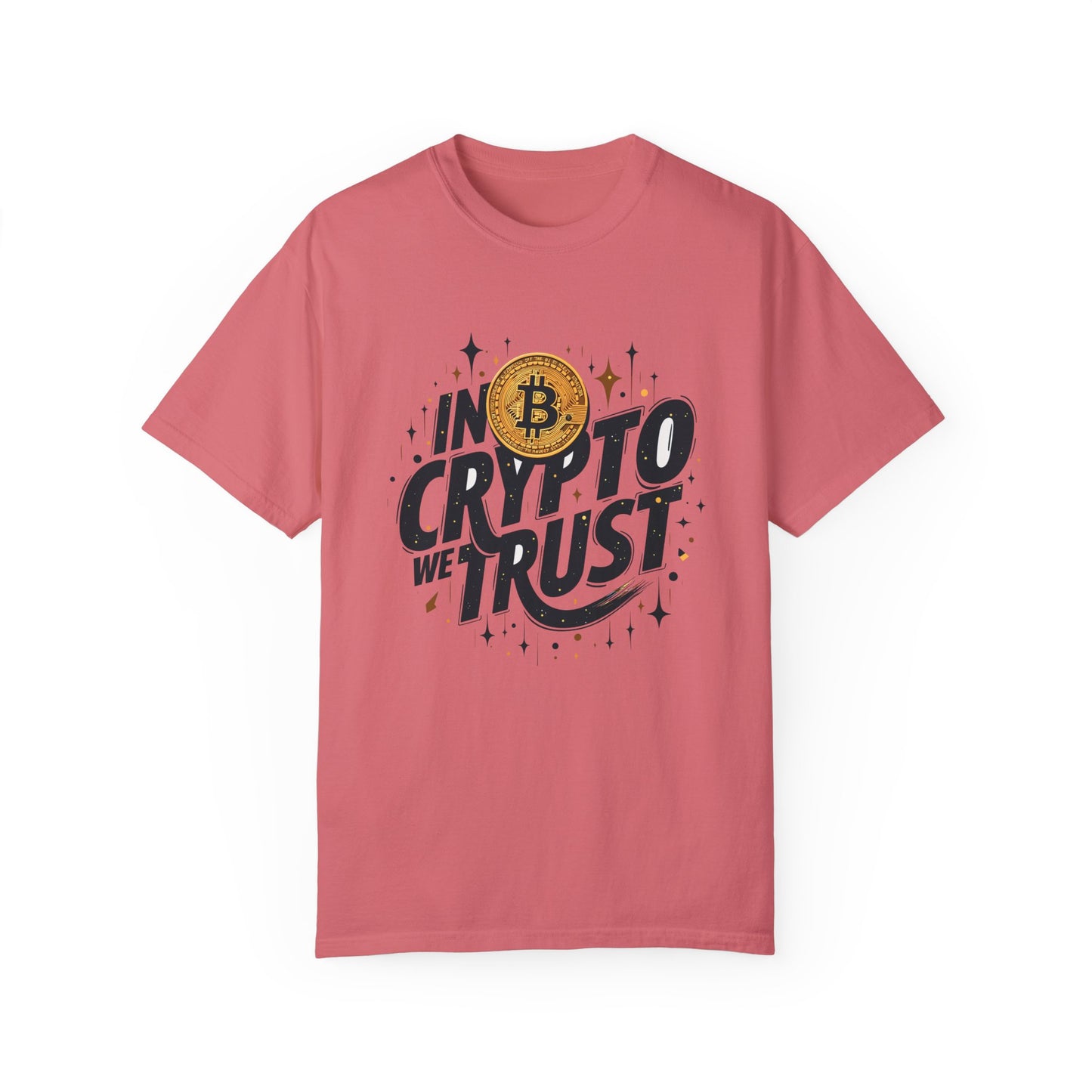 Bitcoin in crypto trust Unisex T-Shirt, Cryptocurrency Tee, Bitcoin Logo Shirt, Gift for Crypto Enthusiasts, Crypto Trader Apparel