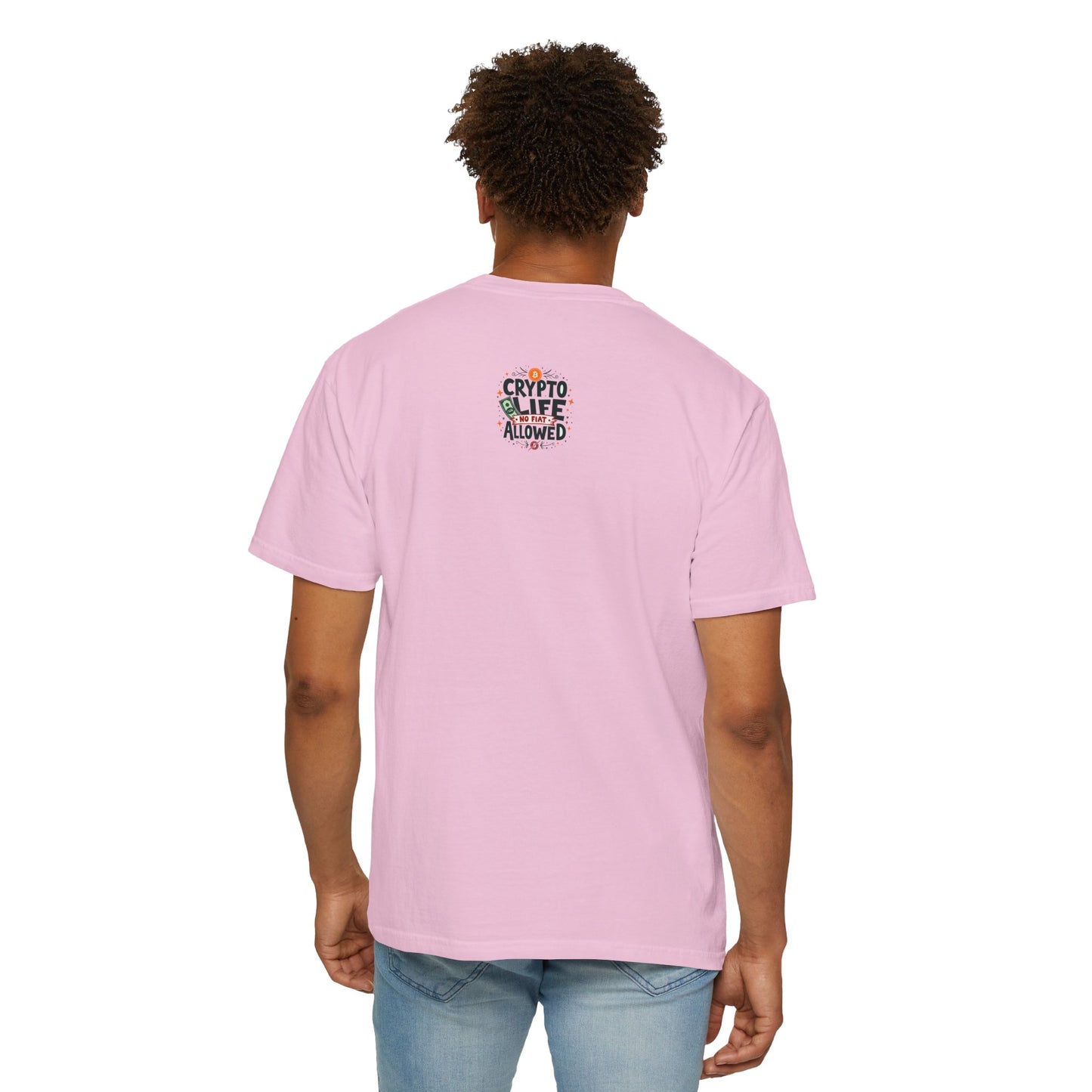 Crypto Life Unisex Garment-Dyed T-Shirt - No Fiat Allowed