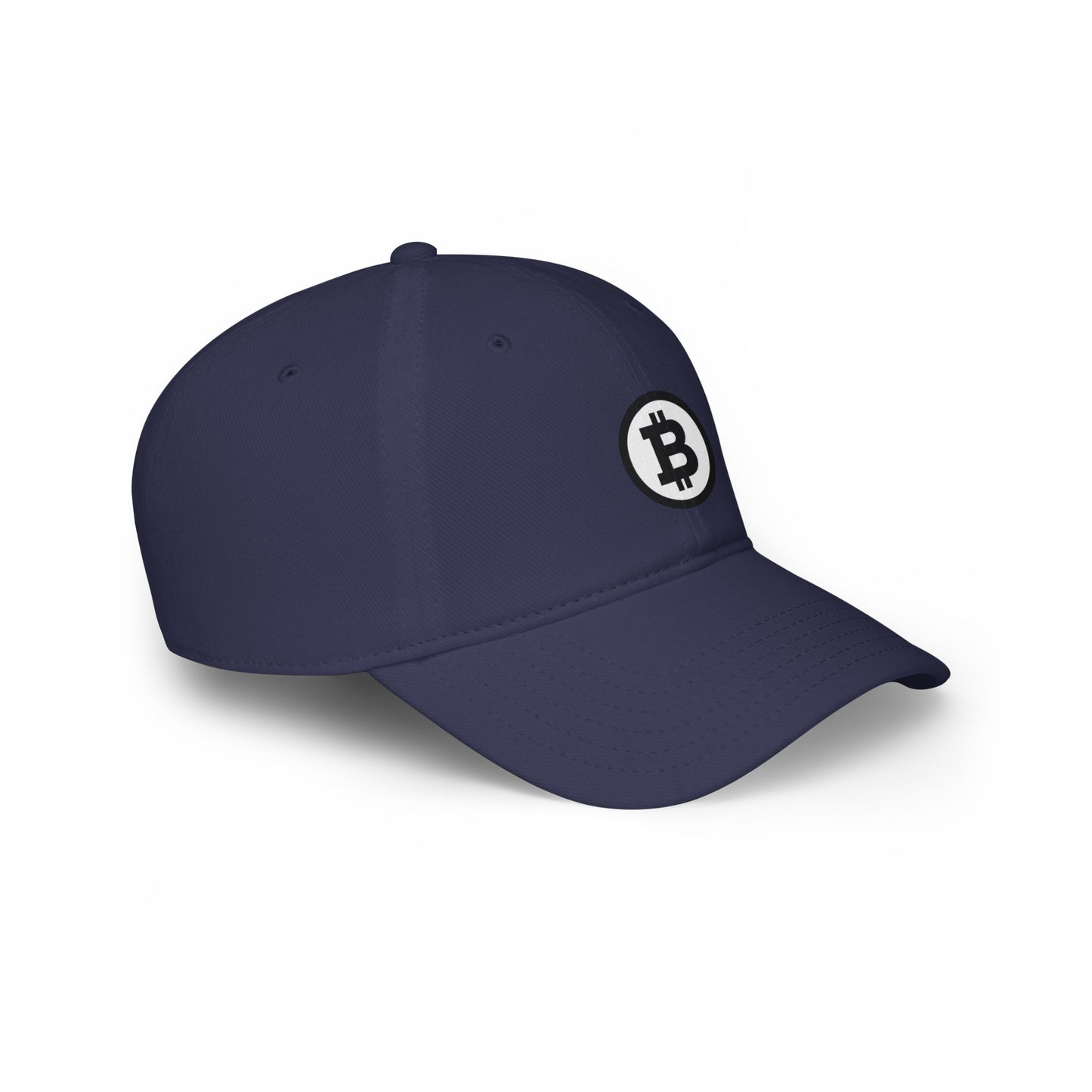 Bitcoin Low Profile Baseball Cap - Stylish Cryptocurrency Hat