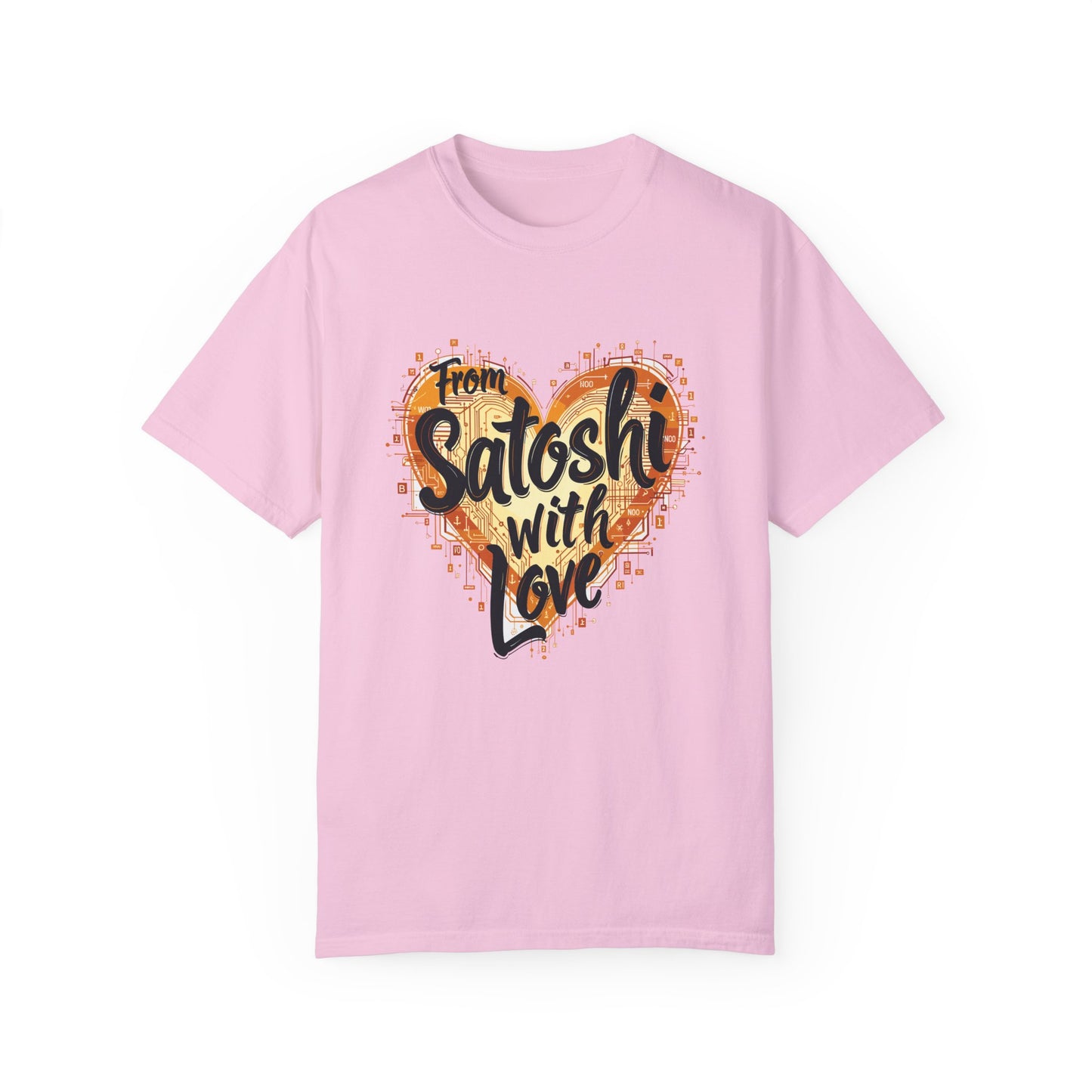 Bitcoin Satoshi Love Unisex Shirt, Cryptocurrency Tee, Crypto HODL T-shirt, Blockchain Gift, Digital Currency Apparel