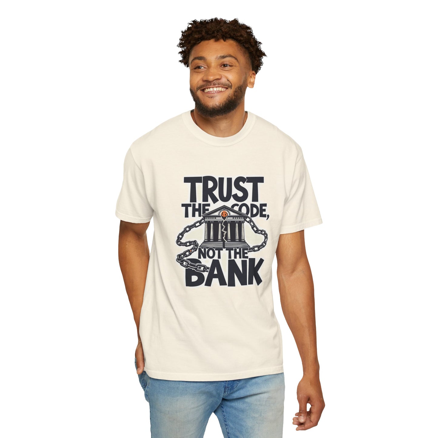 T-Shirt Trust the Code Not the Bank