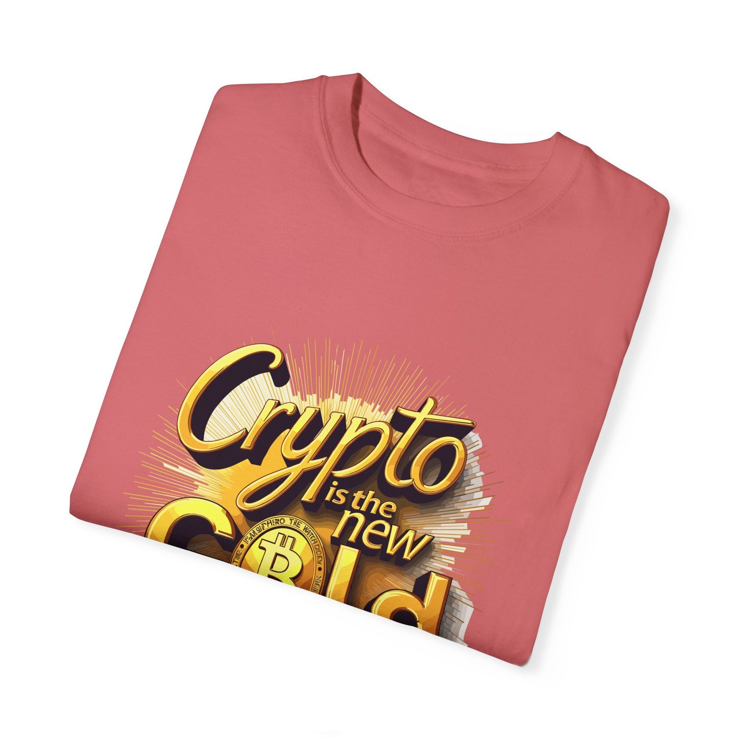 Bitcoin Crypto Gold Unisex T-shirt