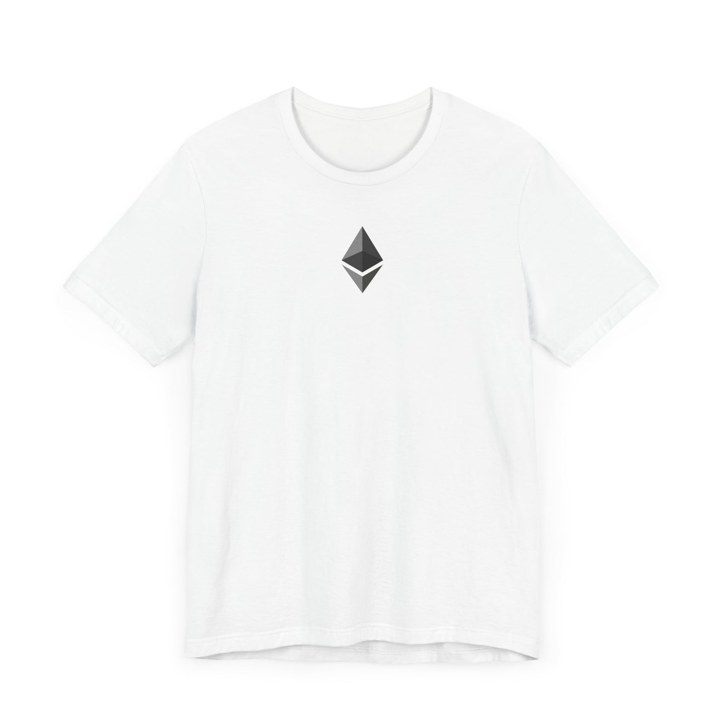 Ethereum T-Shirt, Crypto Tee Shirt, Blockchain Short Sleeve Top, Programmer Gift, Cryptocurrency Clothing, Gift for Tech Enthusiast