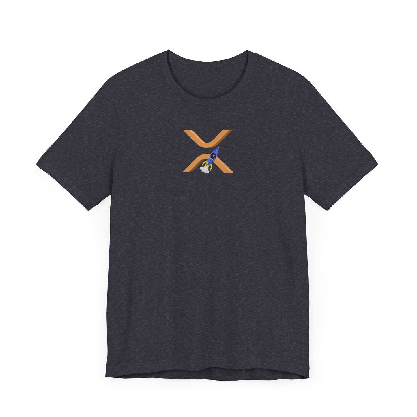 XRP Sky Rocket Unisex Tee, Crypto Currency Shirt, Beginning of New World Top, Finance Market T-Shirt, Digital Money Gift, Trading Gift Shirt