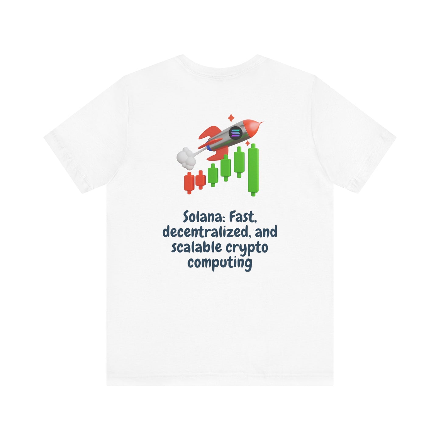 Solana Blockchain Tee, Unisex Jersey Short Sleeve Shirt, Crypto Gift, Decentralized Computing Top