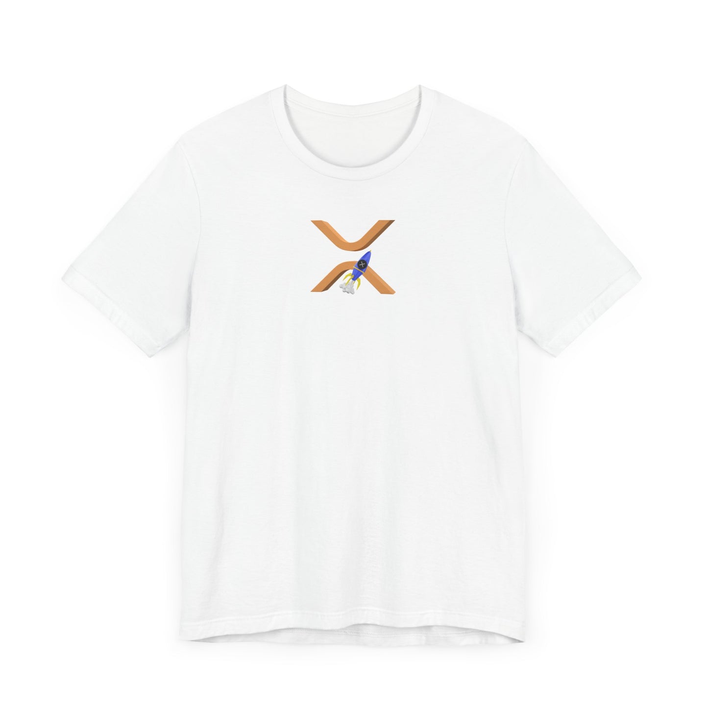 XRP Sky Rocket Unisex Tee, Crypto Currency Shirt, Beginning of New World Top, Finance Market T-Shirt, Digital Money Gift, Trading Gift Shirt