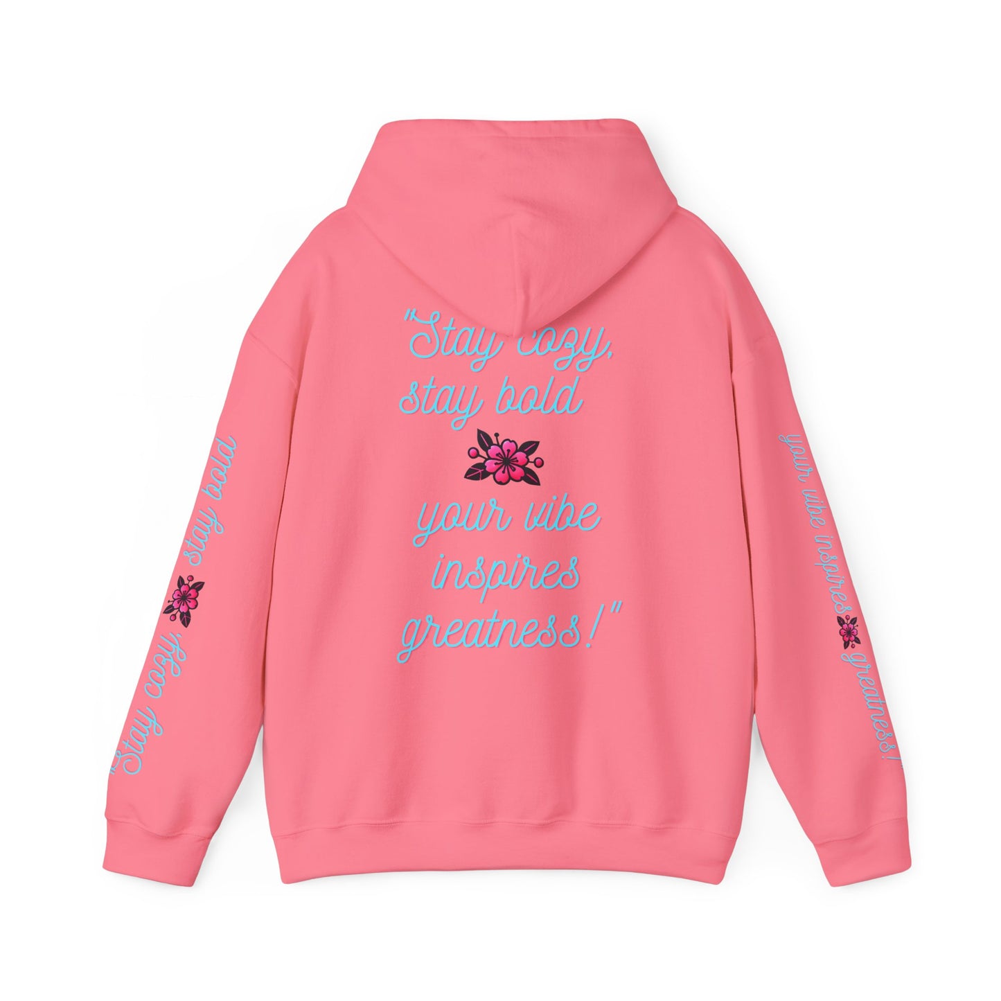 Floristic Hoodies - Stay Cozy and Bold Unisex Hooded Sweatshirt