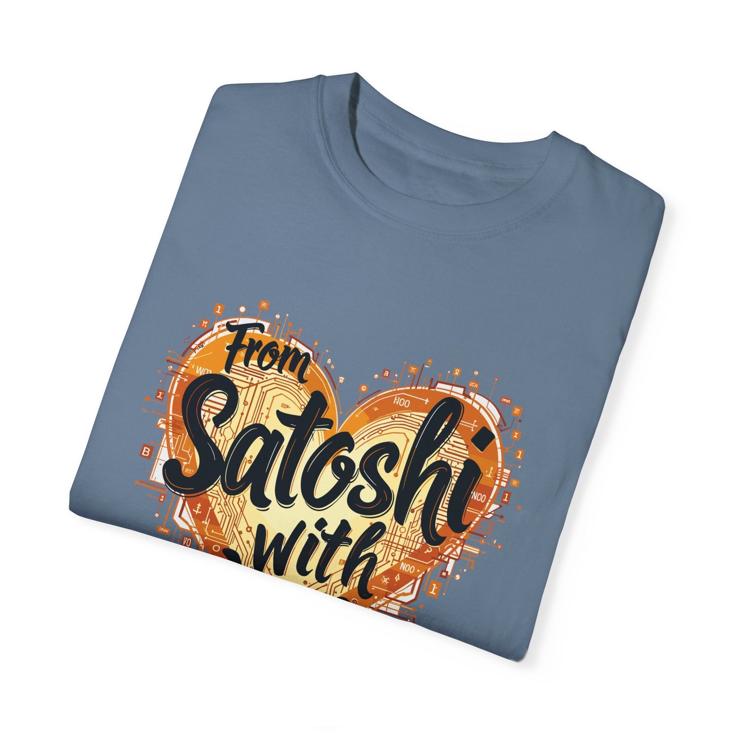 Bitcoin Satoshi Love Unisex Shirt, Cryptocurrency Tee, Crypto HODL T-shirt, Blockchain Gift, Digital Currency Apparel