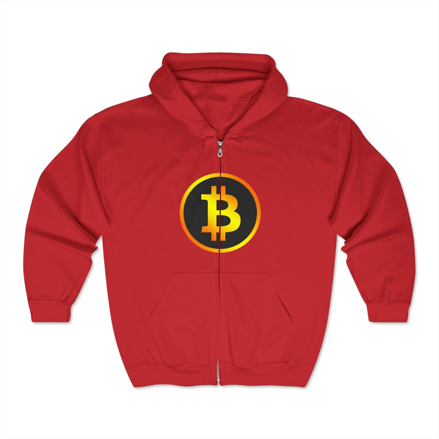 Bitcoin Humor Full Zip Hooded Sweatshirt - Perfect Gift for Crypto Lovers