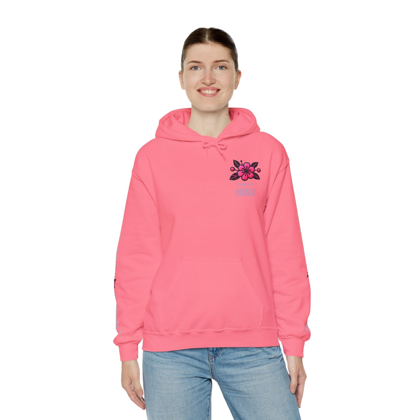 Floristic Hoodies - Stay Cozy and Bold Unisex Hooded Sweatshirt