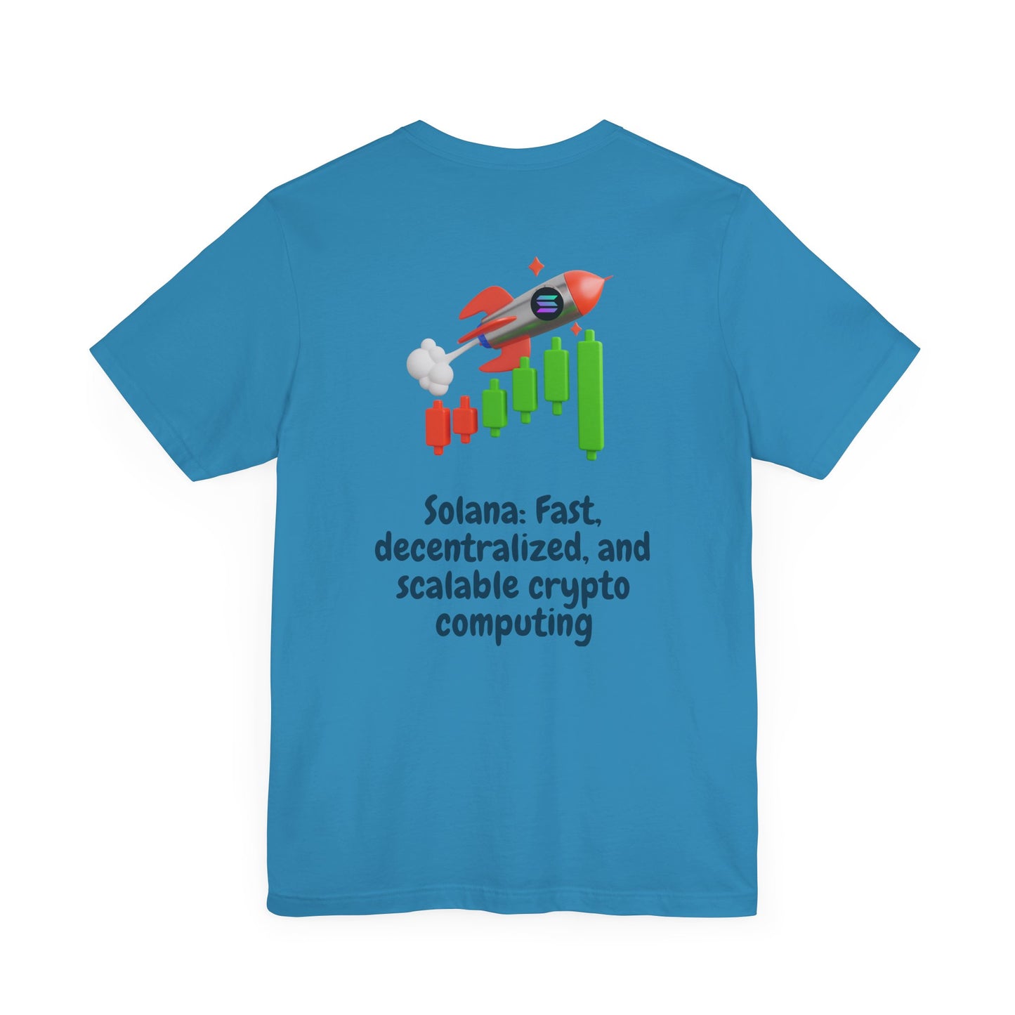 Solana Blockchain Tee, Unisex Jersey Short Sleeve Shirt, Crypto Gift, Decentralized Computing Top