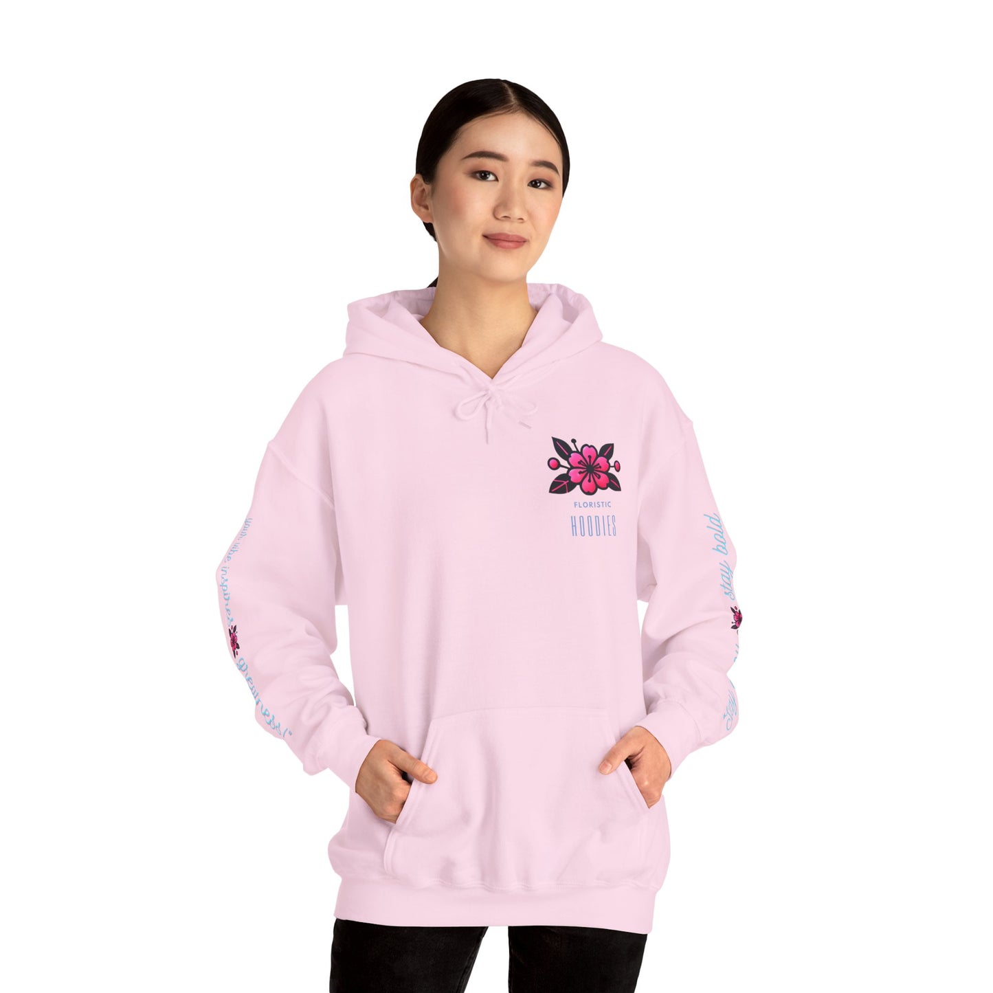 Floristic Hoodies - Stay Cozy and Bold Unisex Hooded Sweatshirt