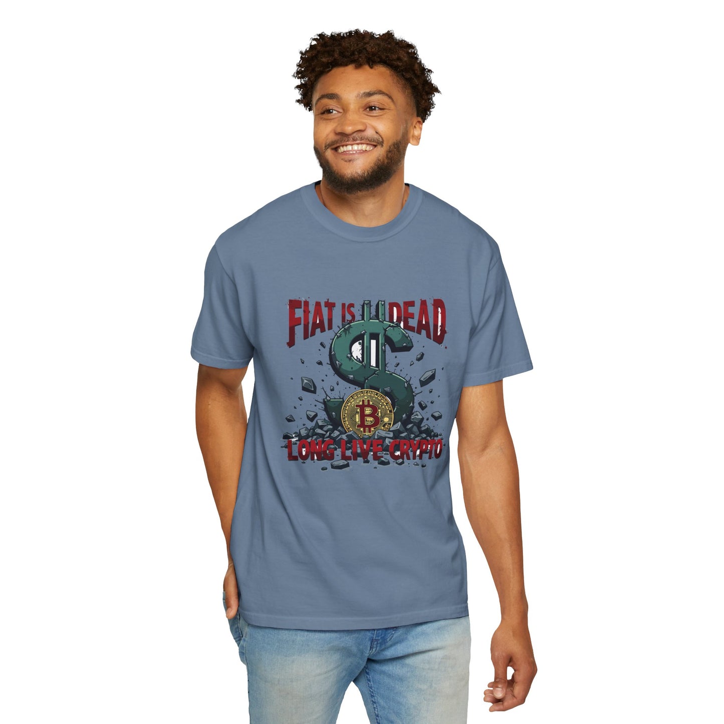 Crypto Enthusiast T-shirt - Fiat is Dead Long Live Crypto