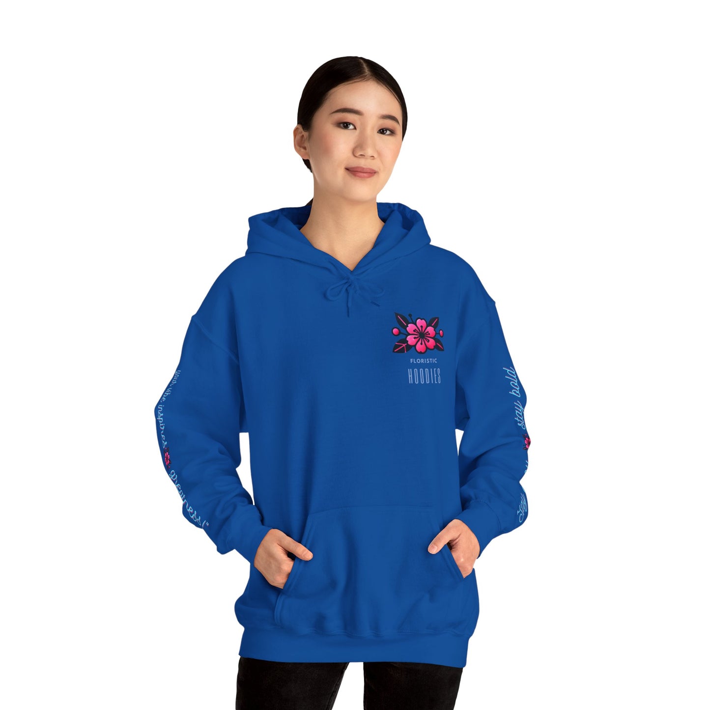 Floristic Hoodies - Stay Cozy and Bold Unisex Hooded Sweatshirt