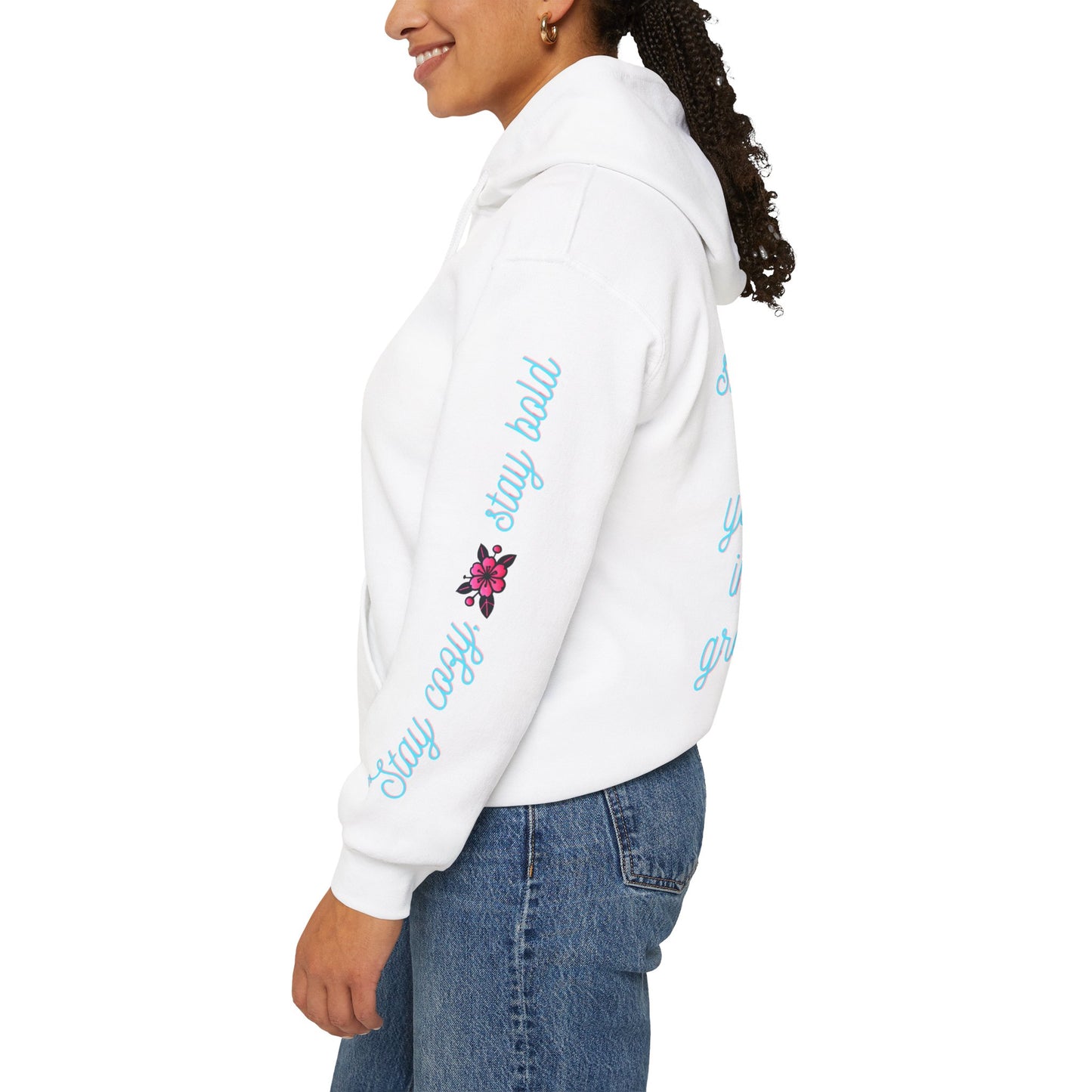 Floristic Hoodies - Stay Cozy and Bold Unisex Hooded Sweatshirt