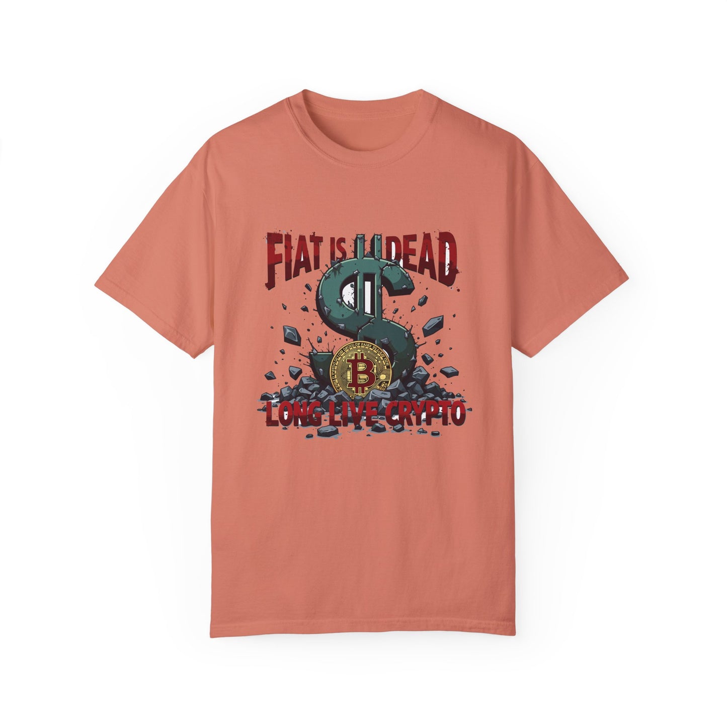 Crypto Enthusiast T-shirt - Fiat is Dead Long Live Crypto