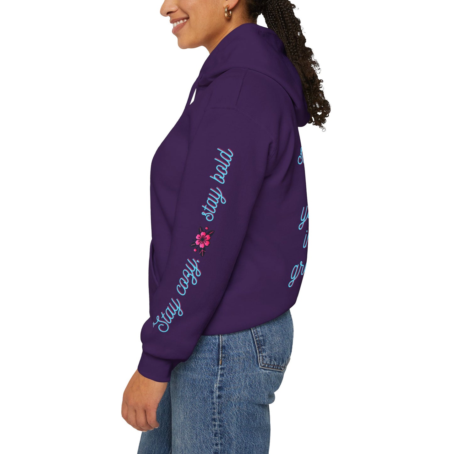 Floristic Hoodies - Stay Cozy and Bold Unisex Hooded Sweatshirt