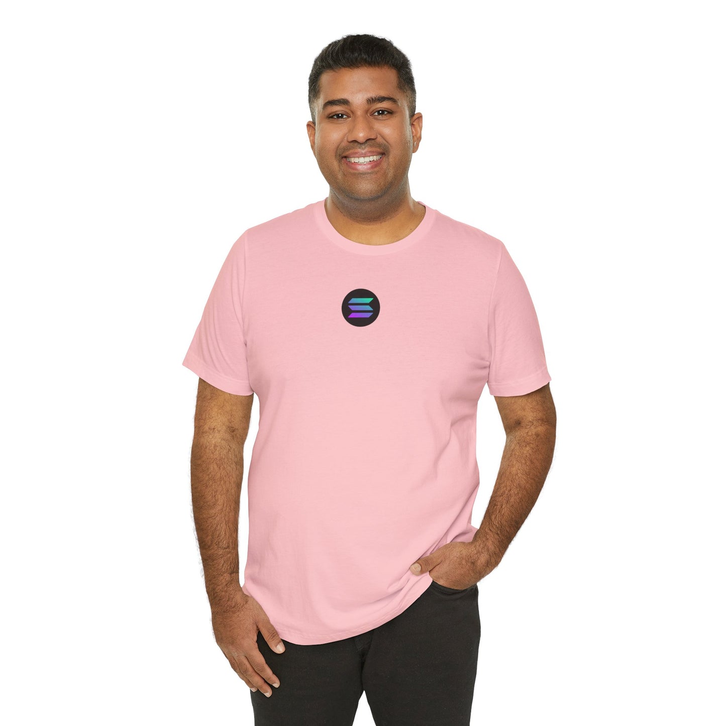 Solana Blockchain Tee, Unisex Jersey Short Sleeve Shirt, Crypto Gift, Decentralized Computing Top