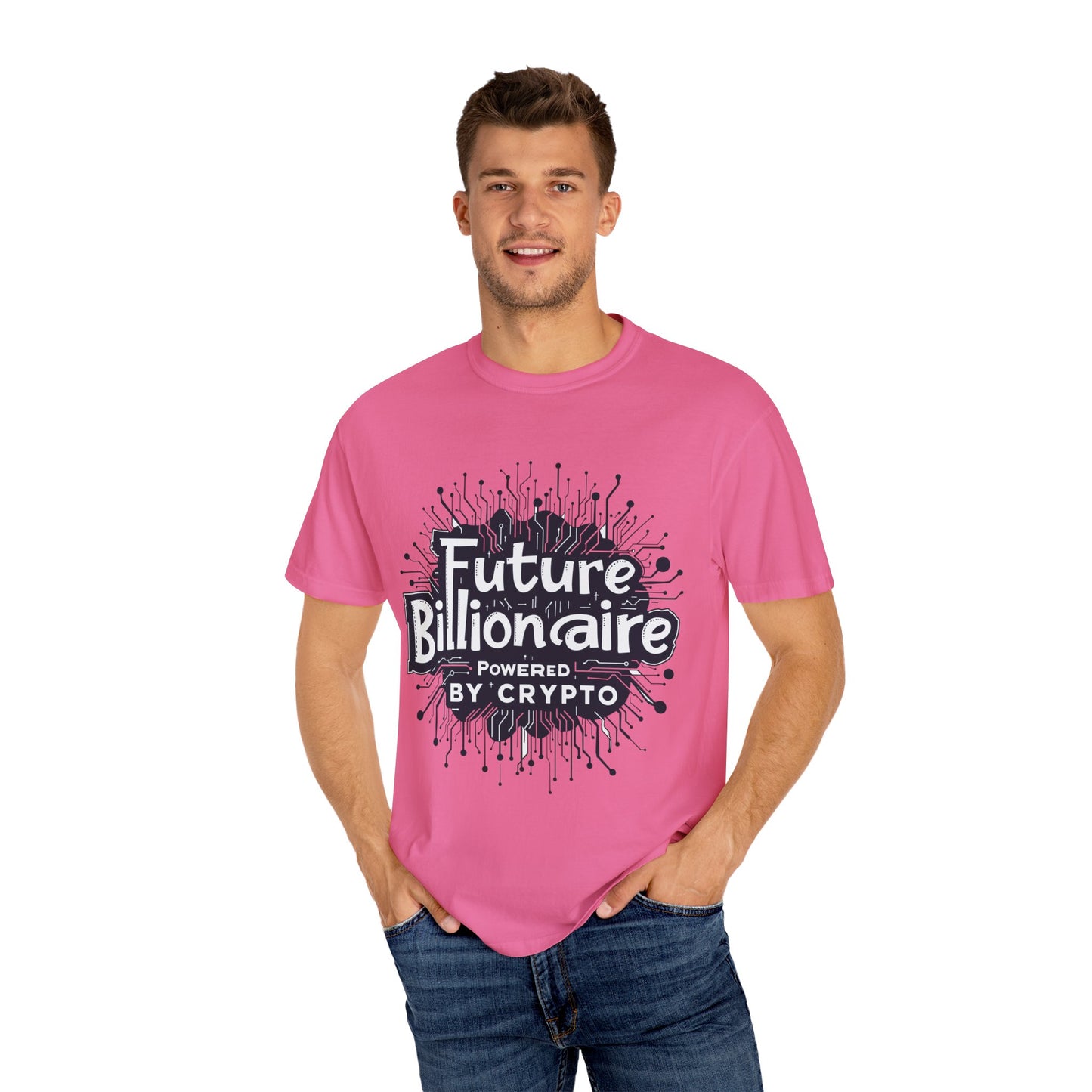 Future Billionaire By Crypto Unisex Garment-Dyed