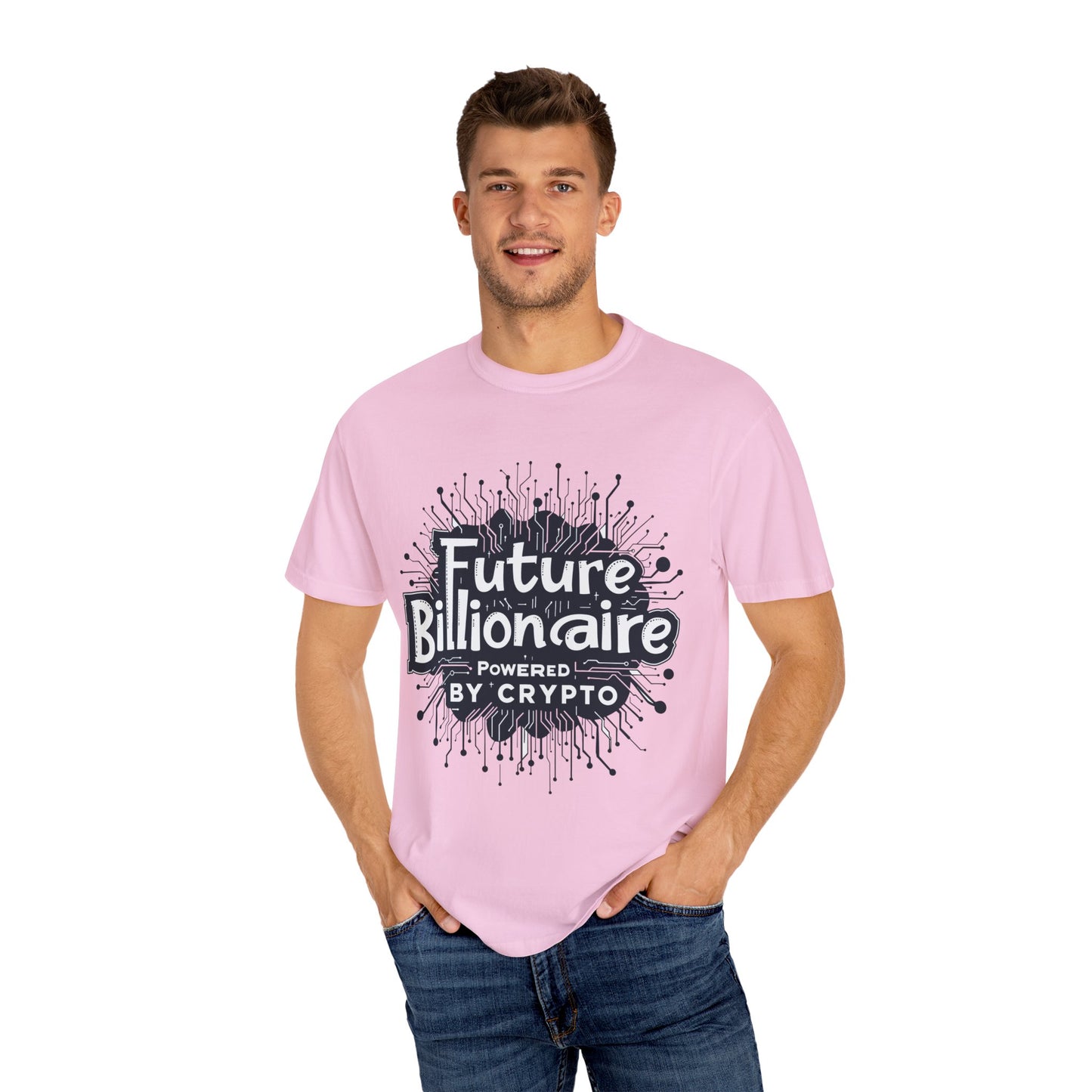 Future Billionaire By Crypto Unisex Garment-Dyed