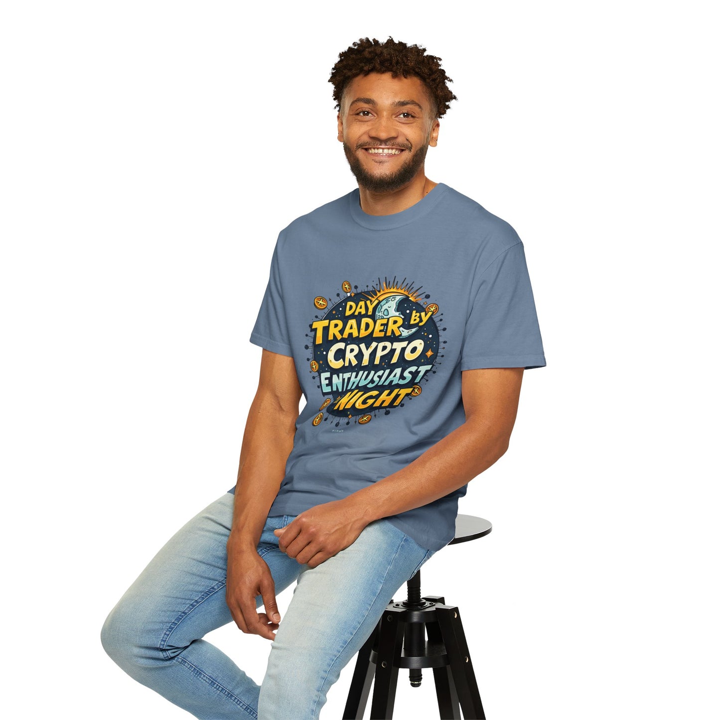 Crypto Enthusiast Unisex T-shirt - Day Trader Design