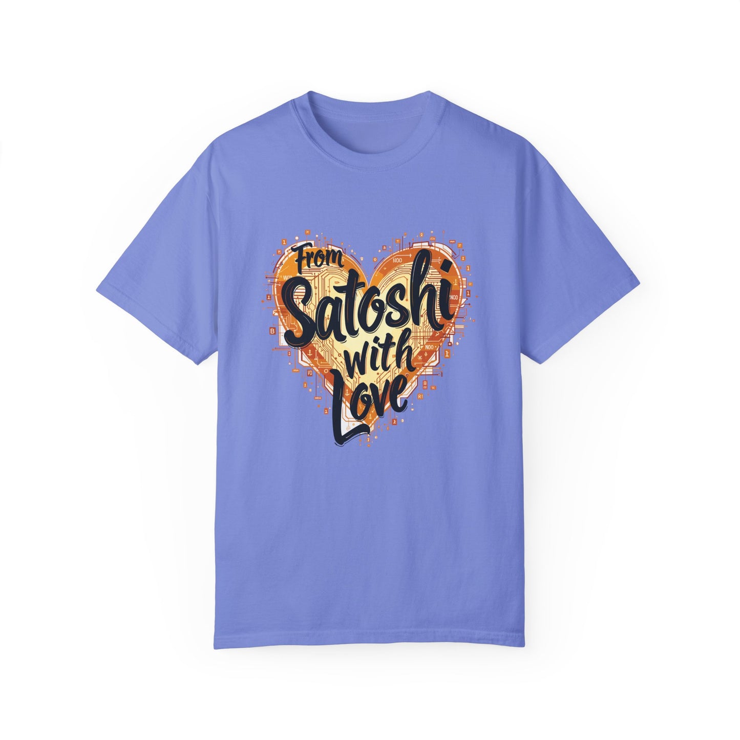 Bitcoin Satoshi Love Unisex Shirt, Cryptocurrency Tee, Crypto HODL T-shirt, Blockchain Gift, Digital Currency Apparel