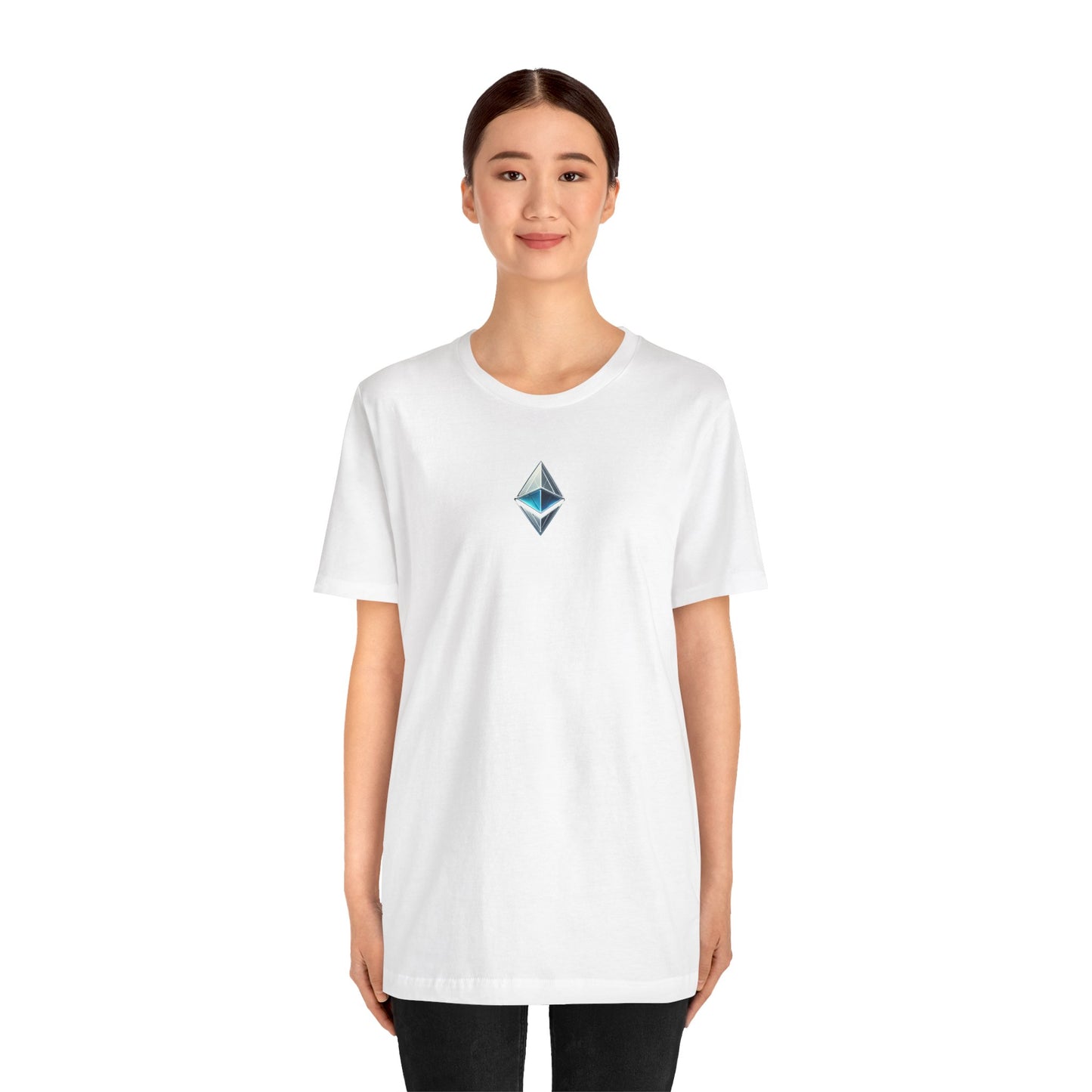 Ethereum Unisex Tee, Blockchain Cryptocurrency Shirt, Ether ETH Gift, Decentralized dApps Top, Crypto Enthusiast Apparel, Programmer T-Shirt