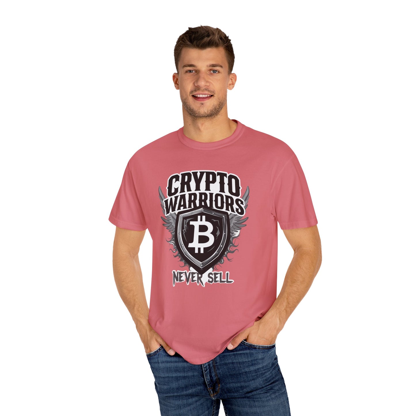 Bitcoin Warriors Unisex T-shirt, Cryptocurrency Tee, Crypto Enthusiast Shirt, Digital Currency Top, Blockchain Apparel