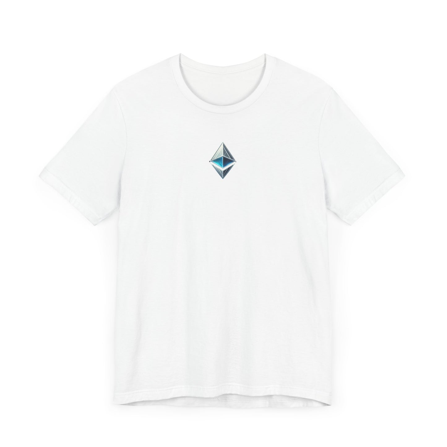 Ethereum Unisex Tee, Blockchain Cryptocurrency Shirt, Ether ETH Gift, Decentralized dApps Top, Crypto Enthusiast Apparel, Programmer T-Shirt