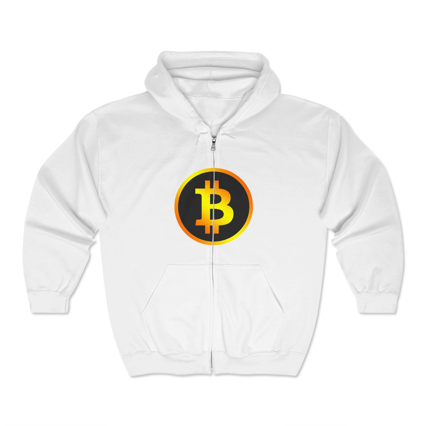 Bitcoin Humor Full Zip Hooded Sweatshirt - Perfect Gift for Crypto Lovers