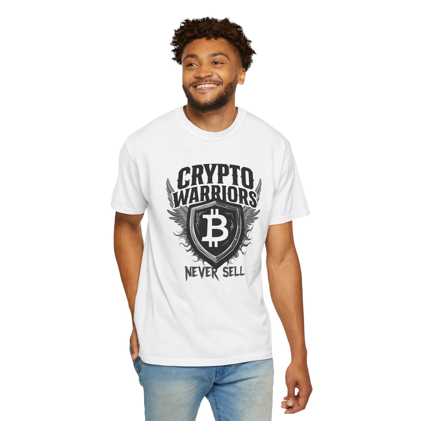 Bitcoin Warriors Unisex T-shirt, Cryptocurrency Tee, Crypto Enthusiast Shirt, Digital Currency Top, Blockchain Apparel