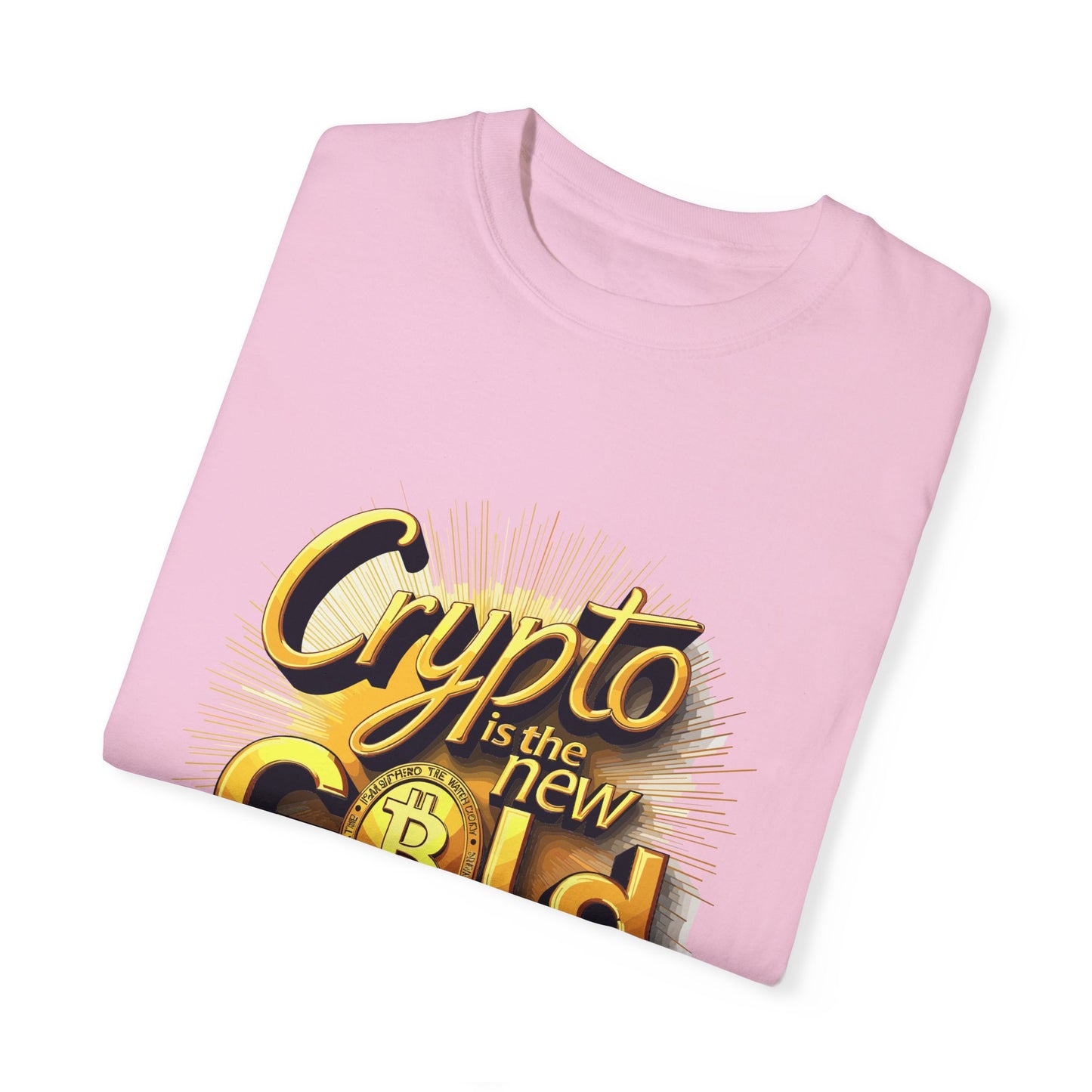 Bitcoin Crypto Gold Unisex T-shirt