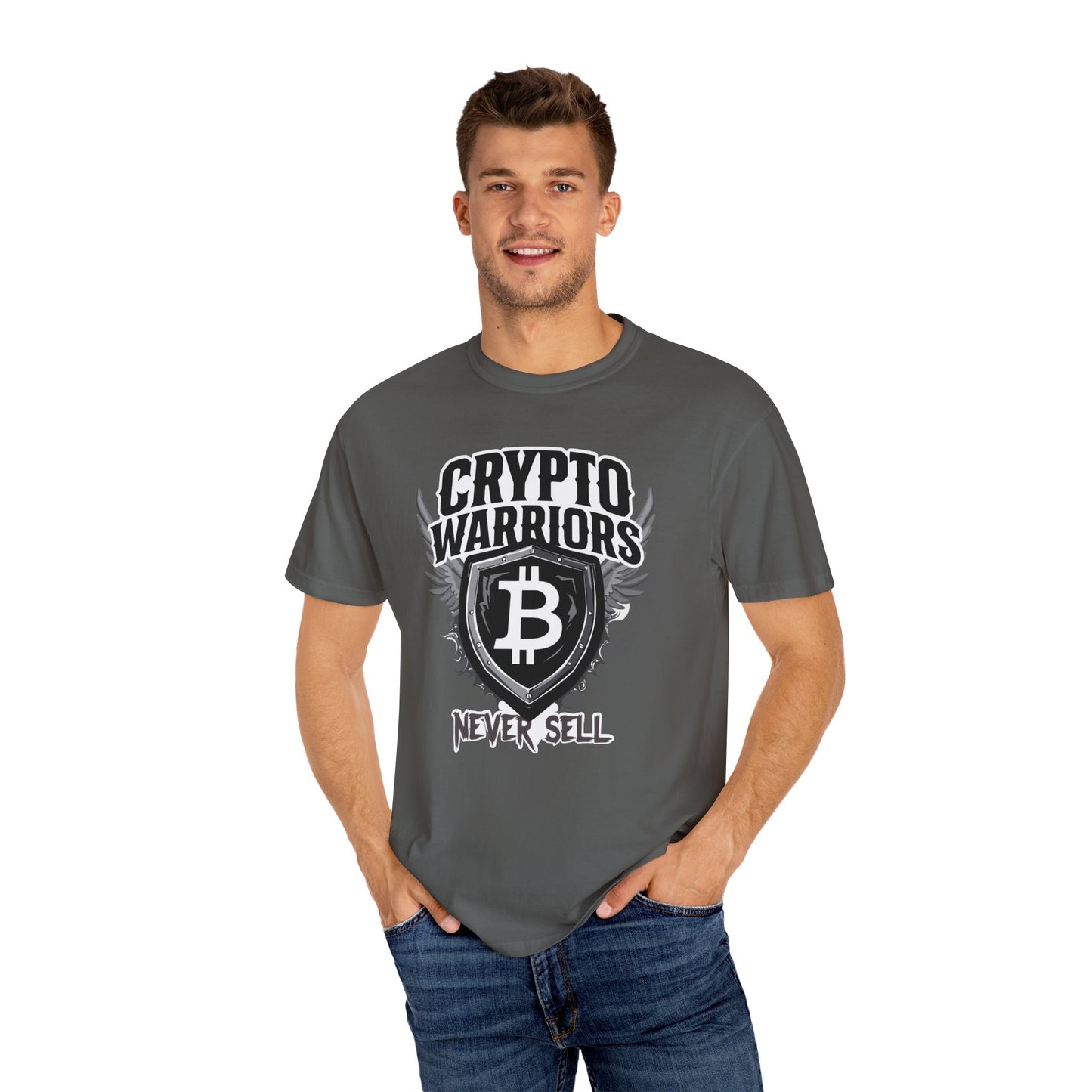 Bitcoin Warriors Unisex T-shirt, Cryptocurrency Tee, Crypto Enthusiast Shirt, Digital Currency Top, Blockchain Apparel