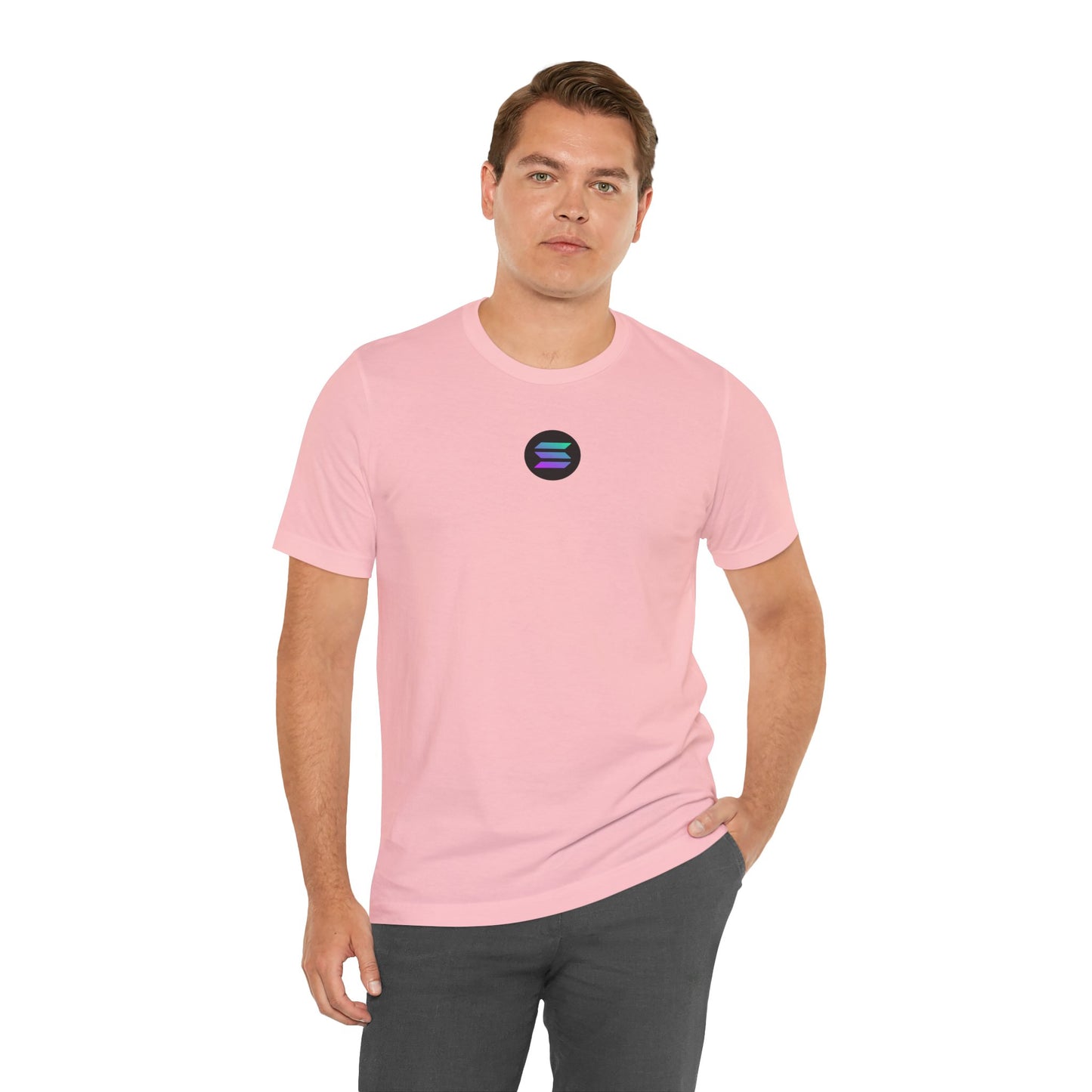 Solana Blockchain Tee, Unisex Jersey Short Sleeve Shirt, Crypto Gift, Decentralized Computing Top