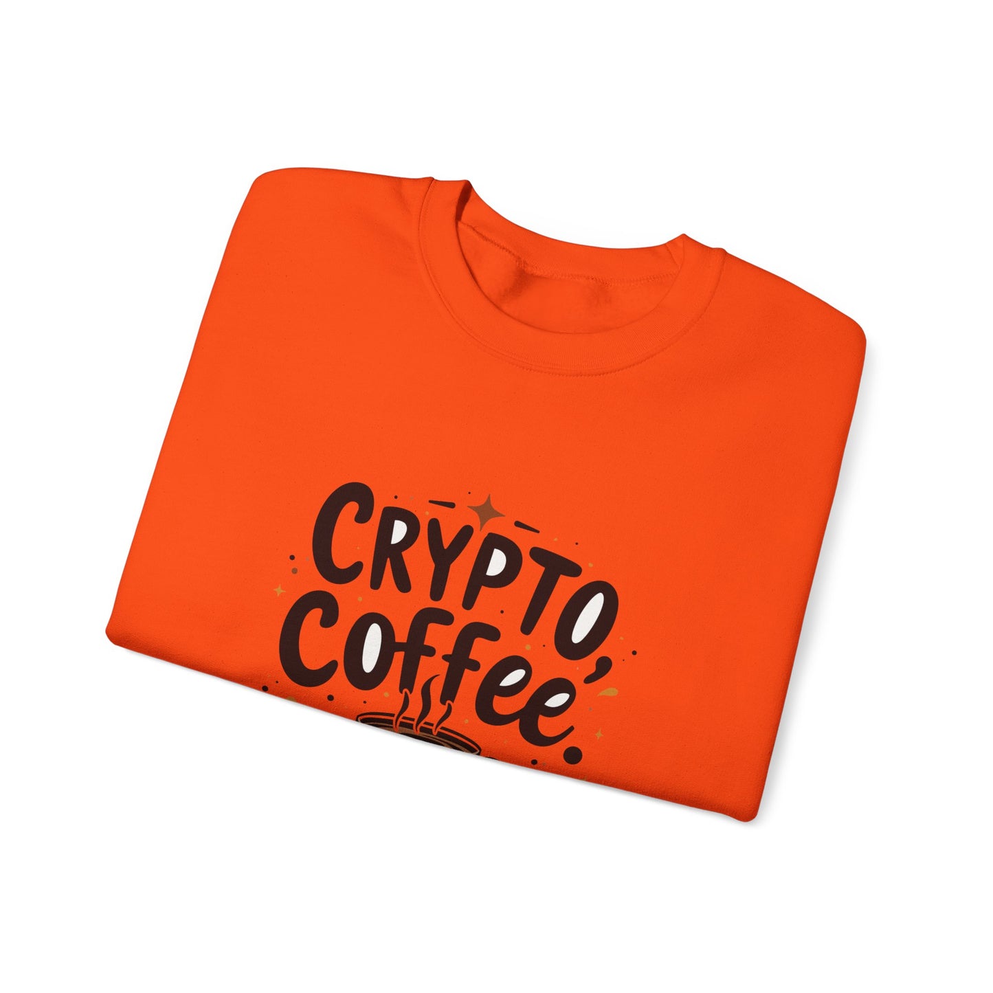 Crypto Coffee Repeat Sweatshirt - Unisex Heavy Blend™ Crewneck