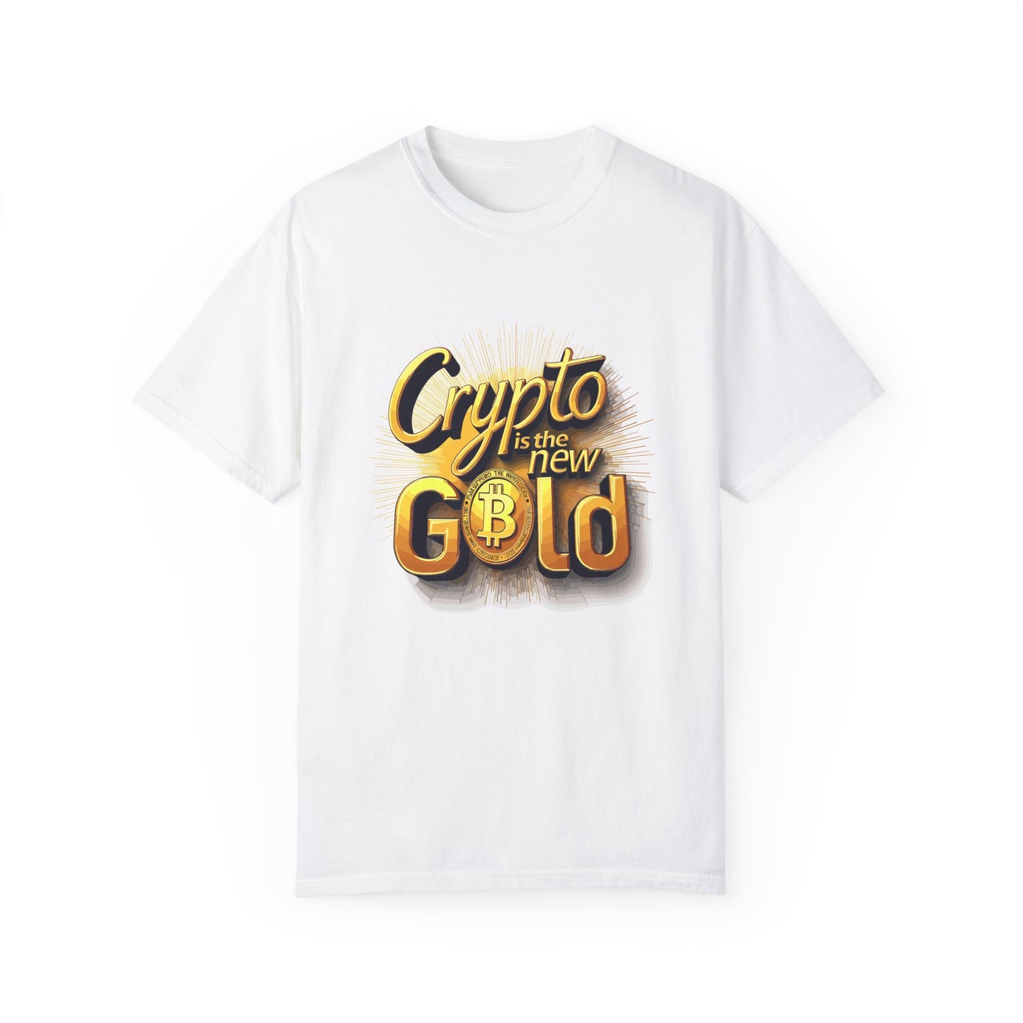 Bitcoin Crypto Gold Unisex T-shirt