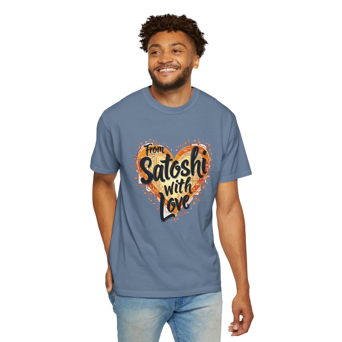 Bitcoin Satoshi Love Unisex Shirt, Cryptocurrency Tee, Crypto HODL T-shirt, Blockchain Gift, Digital Currency Apparel