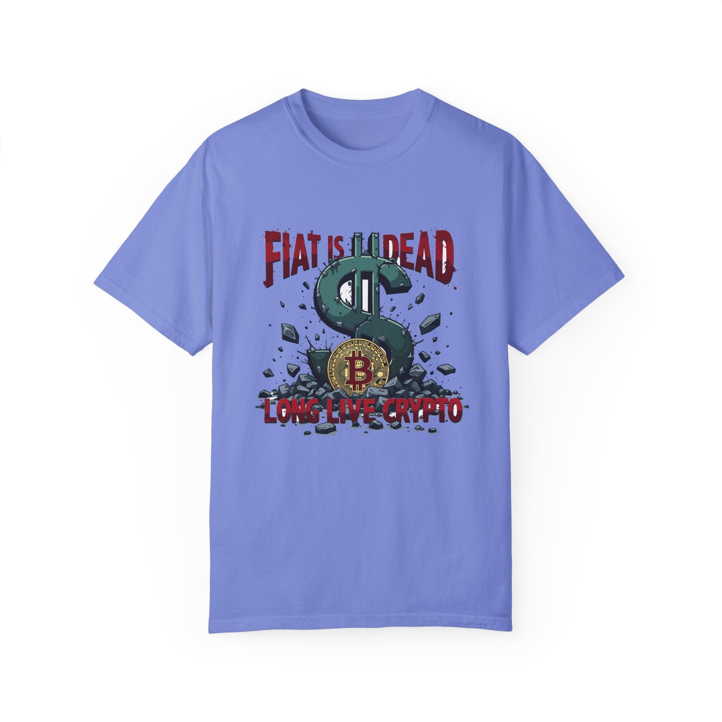 Crypto Enthusiast T-shirt - Fiat is Dead Long Live Crypto