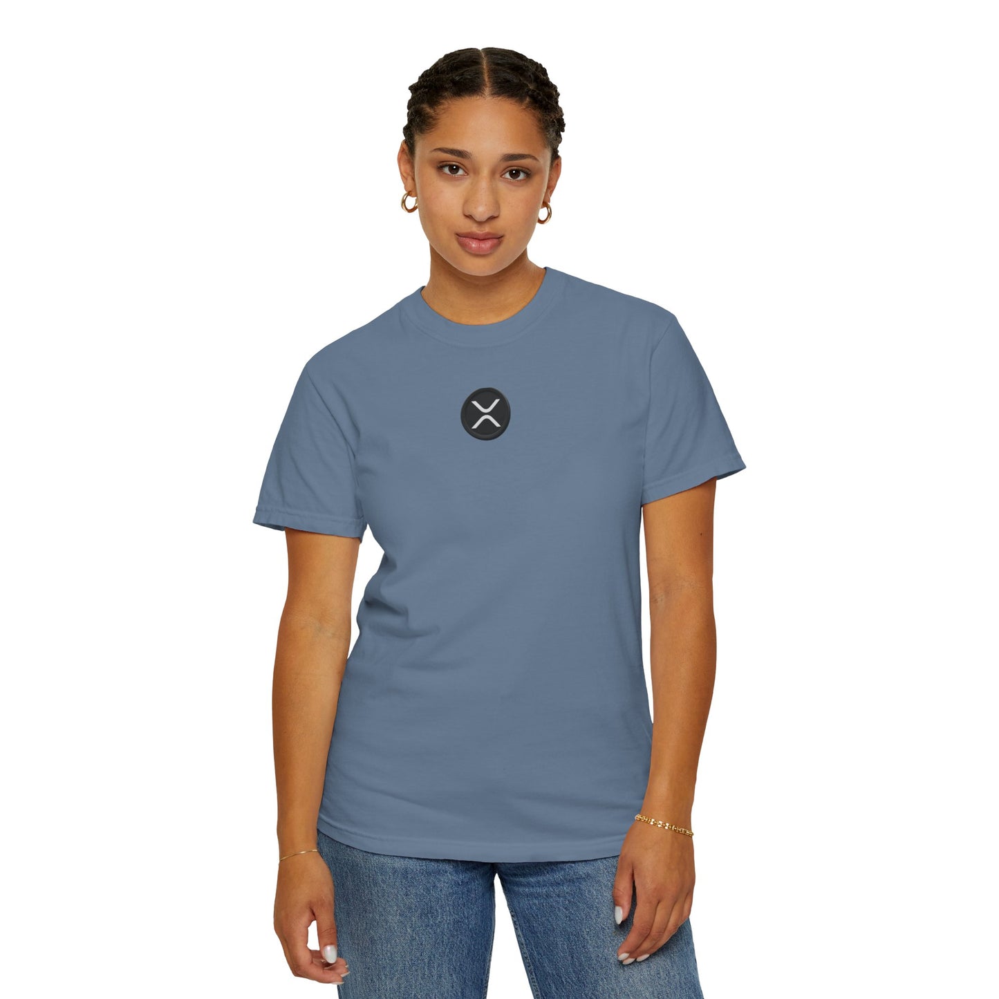 XRP Cryptocurrency Unisex Garment-Dyed T-shirt, Ripple Logo Tee, Crypto Investor Gift, Digital Currency Shirt, Ripple XRP Merch, Finance