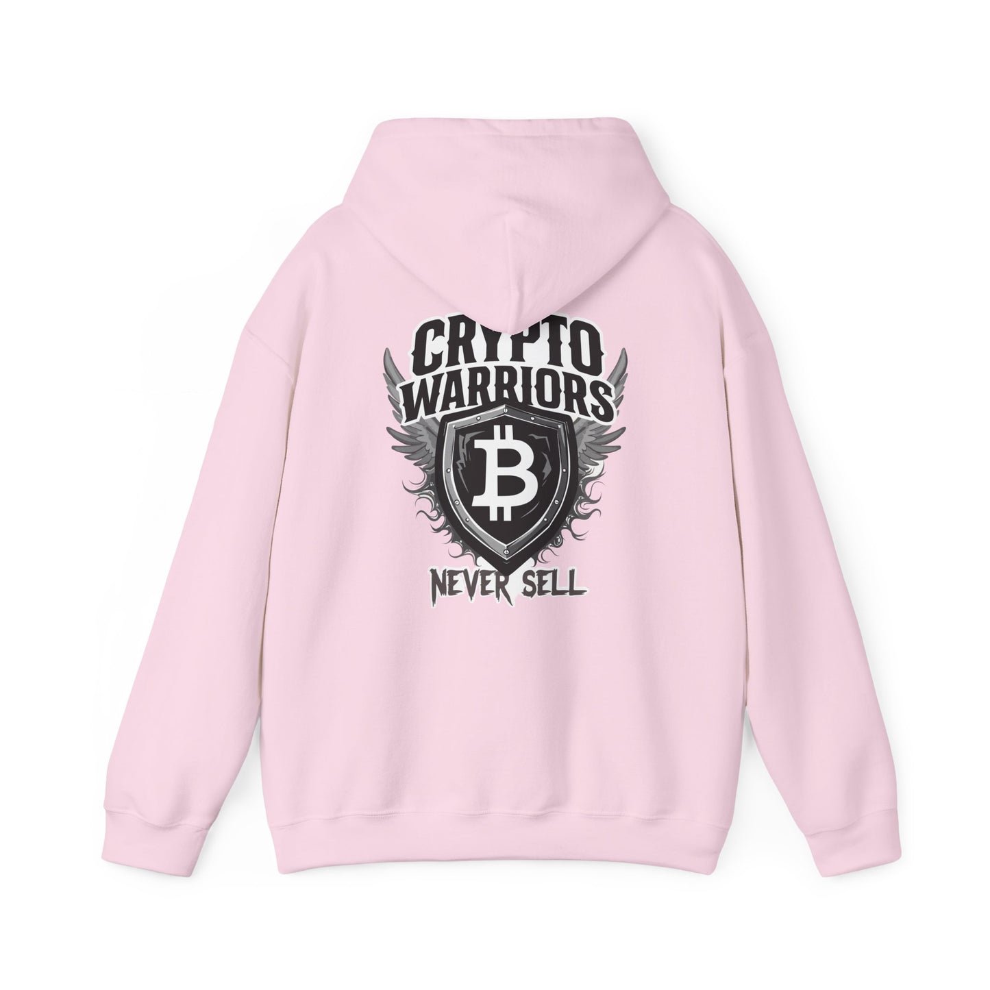 Crypto Warriors Unisex Heavy Blend™ Hoodie - Never Sell Design