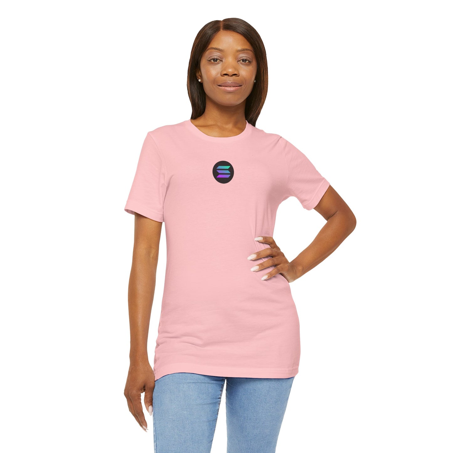 Solana Blockchain Tee, Unisex Jersey Short Sleeve Shirt, Crypto Gift, Decentralized Computing Top