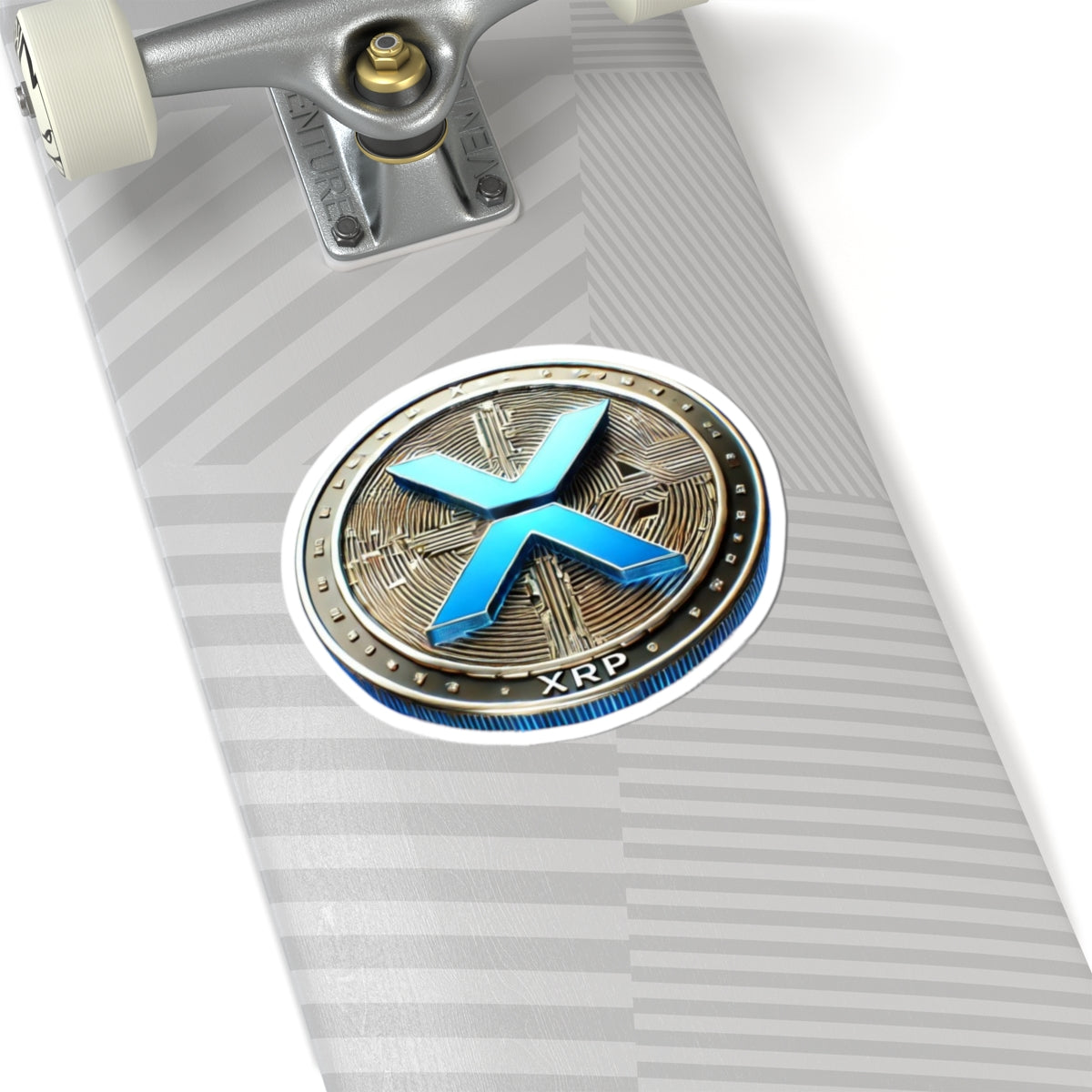 XRP Coin Kiss-Cut Stickers - Perfect for Tech Lovers and Crypto Enthusiasts