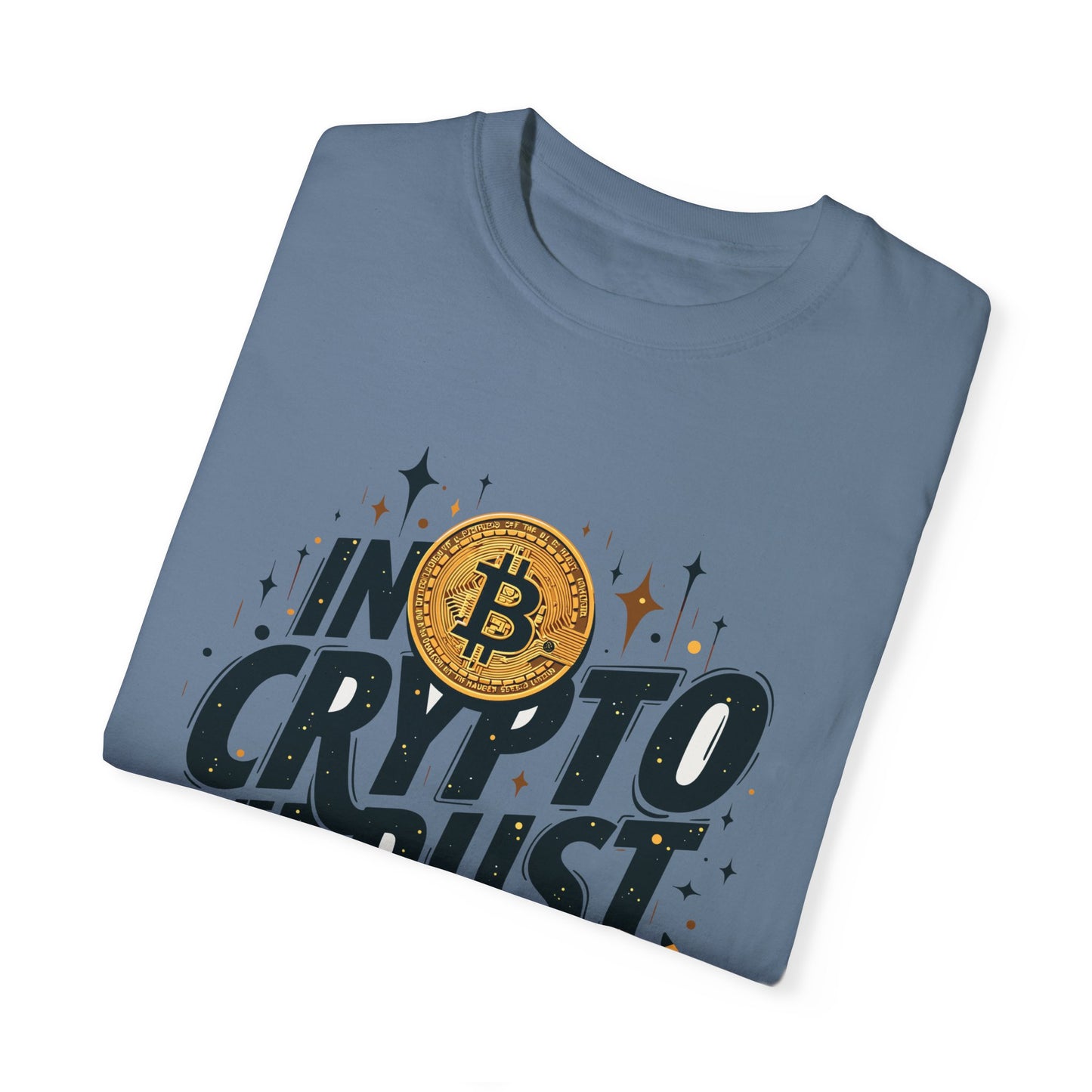 Bitcoin in crypto trust Unisex T-Shirt, Cryptocurrency Tee, Bitcoin Logo Shirt, Gift for Crypto Enthusiasts, Crypto Trader Apparel