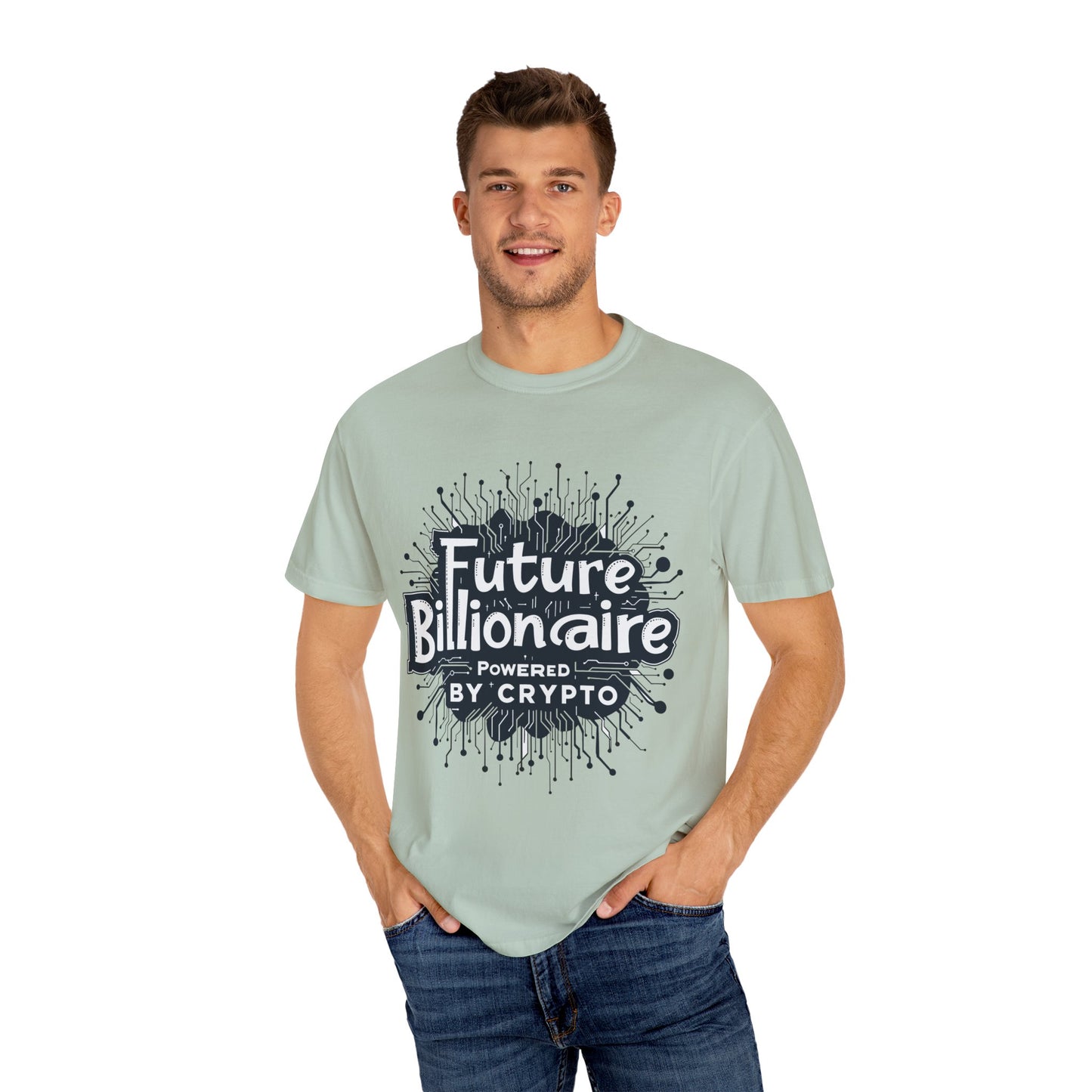 Future Billionaire By Crypto Unisex Garment-Dyed